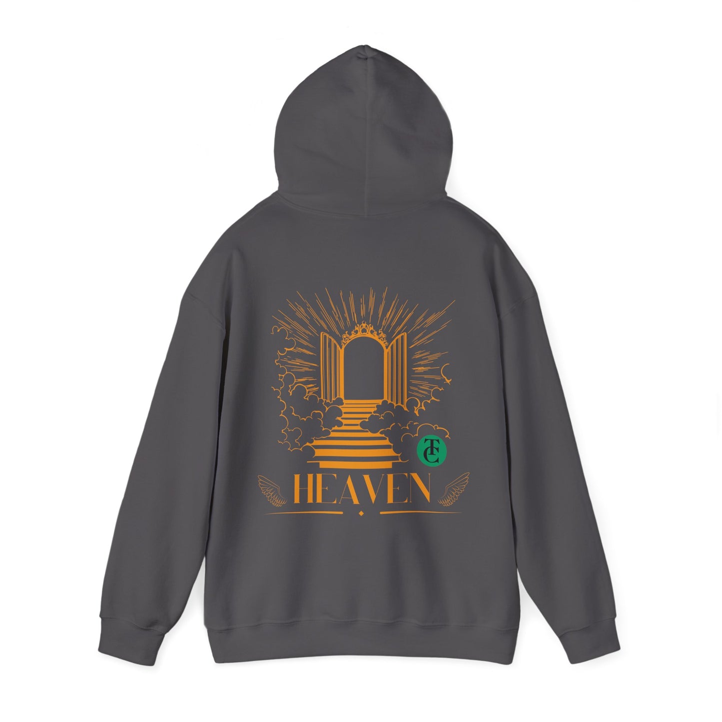 Heavenly Black Hoodie, Cozy Sweatshirt for All Seasons, Gift for Friends, Comfortable Layering, Casual Streetwear - THE CATCH