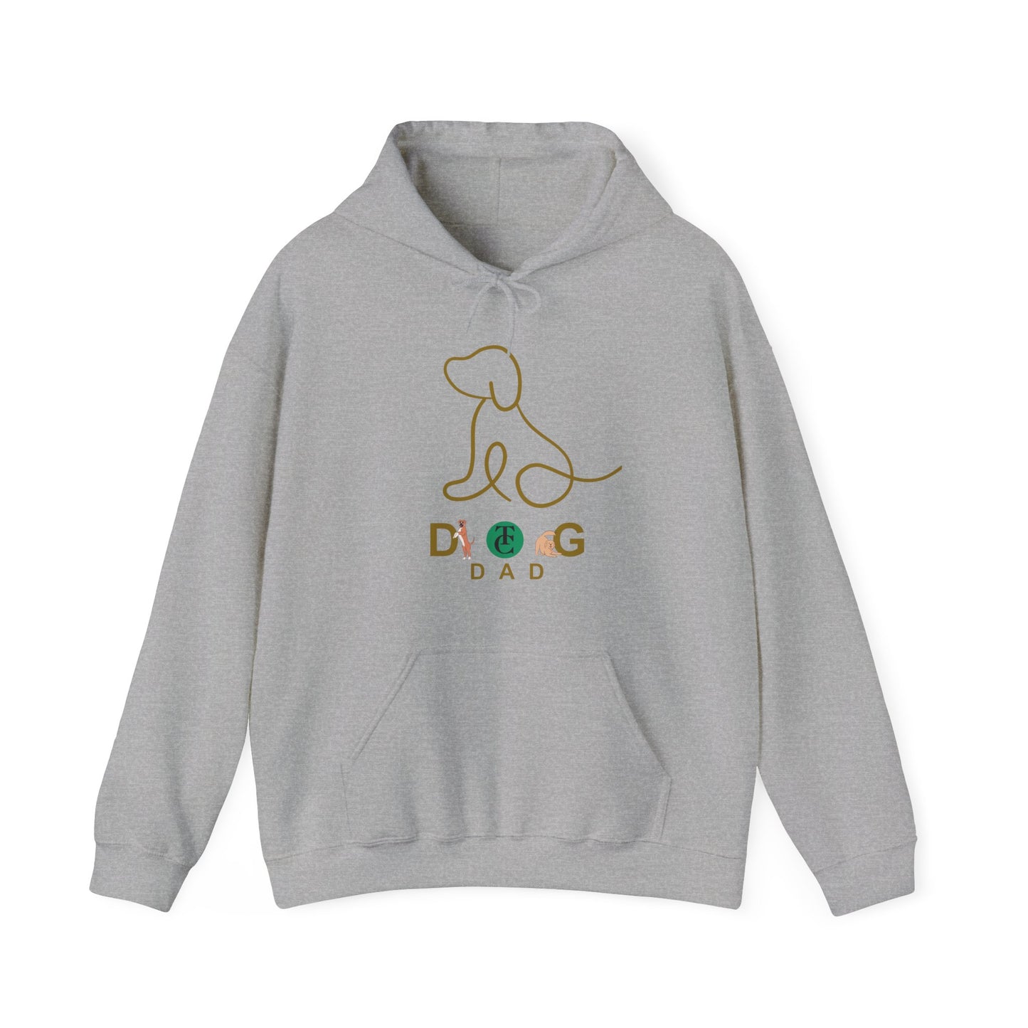 Dog Dad Hoodie - Cozy Gift for Pet Lovers, Casual Wear, Dog Enthusiast Apparel, Father's Day, Birthday Gift - THE CATCH