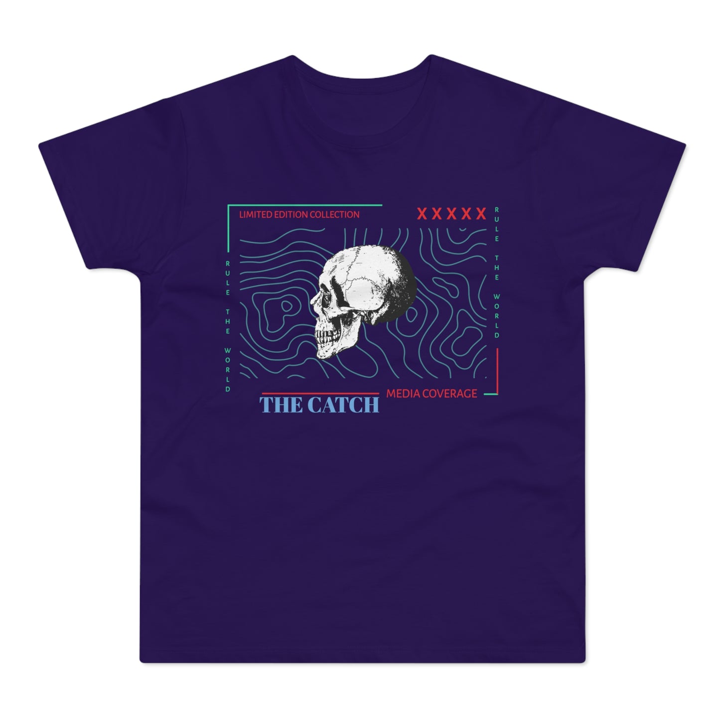 Limited Edition Skull Graphic Men's T-Shirt - The Catch Media Coverage
