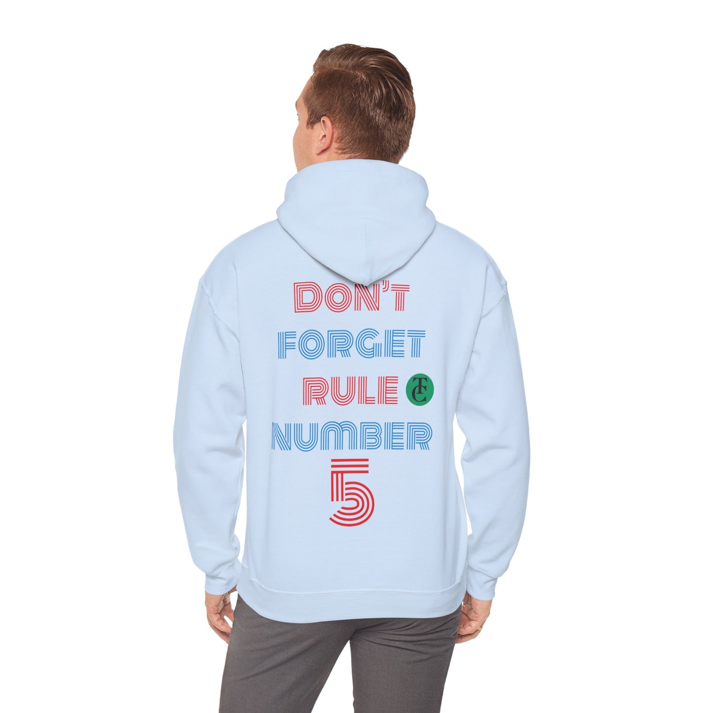 Stylish Reminder Hoodie - Perfect Gift for Friends, Casual Wear, Rule Number 5, Cozy Sweatshirt, Laid-back Fashion