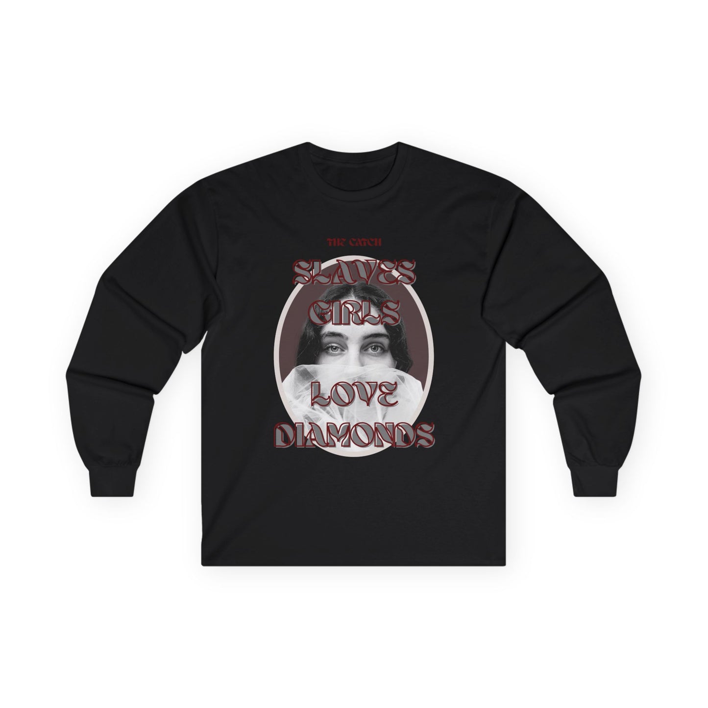 'Girls Love Diamonds' Long Sleeve Tee - Stylish Cotton Shirt for Fashion Lovers - THE CATCH