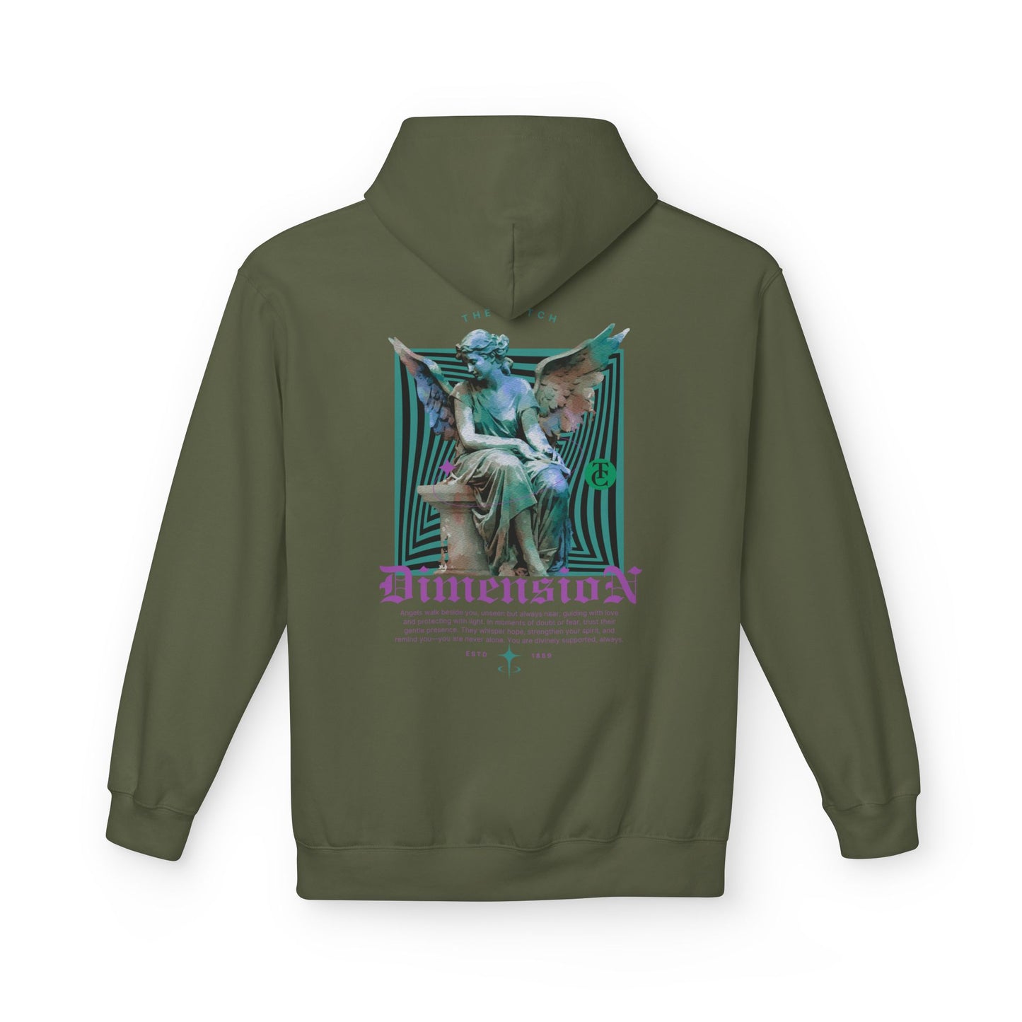 Cosmic Dimension Hoodie | Softstyle Fleece Wear, Unique Graphic Pullover, Gift for Astronomers, Casual Streetwear - THE CATCH
