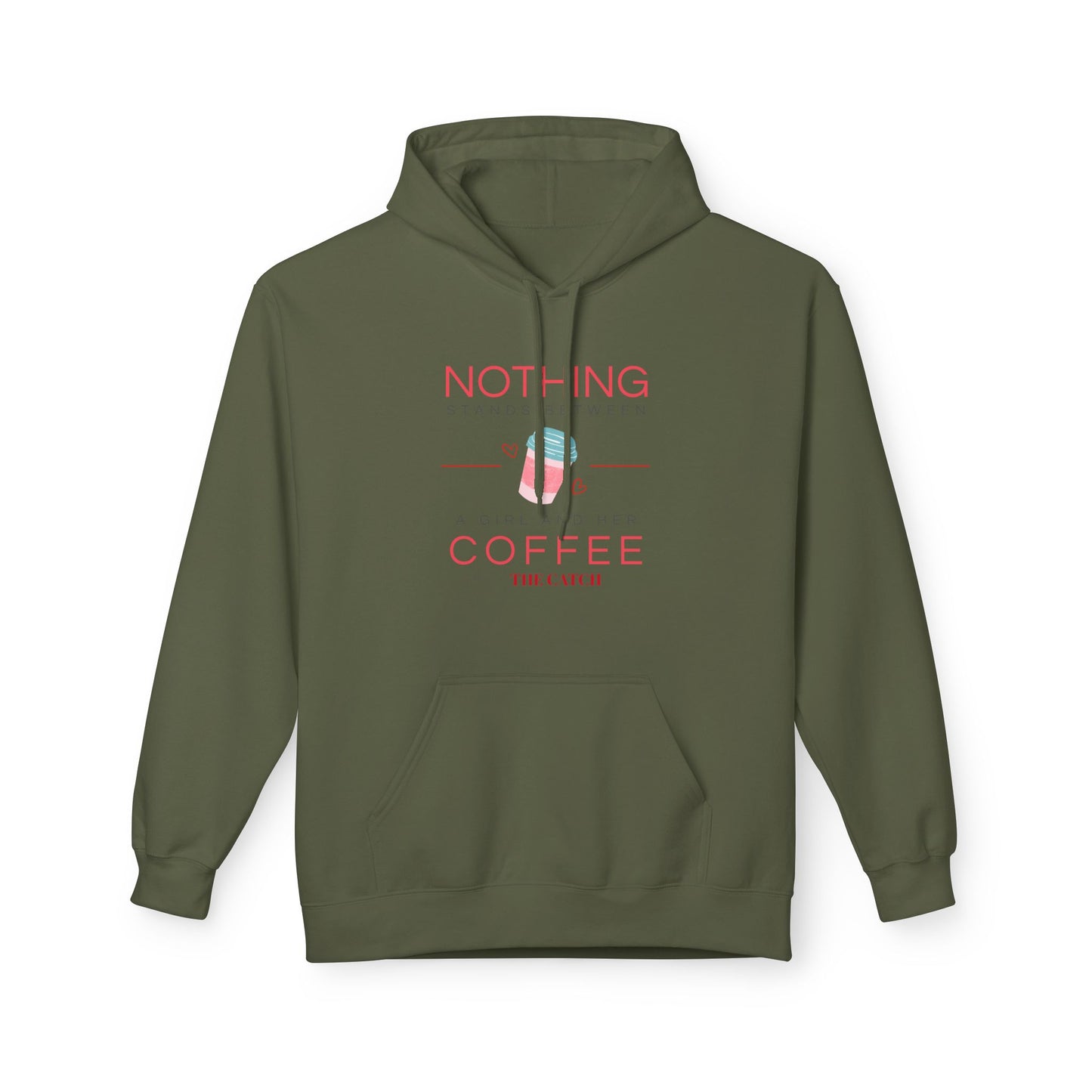 Coffee Lovers Softstyle Hoodie - Nothing Stands Between A Girl & Her Coffee
