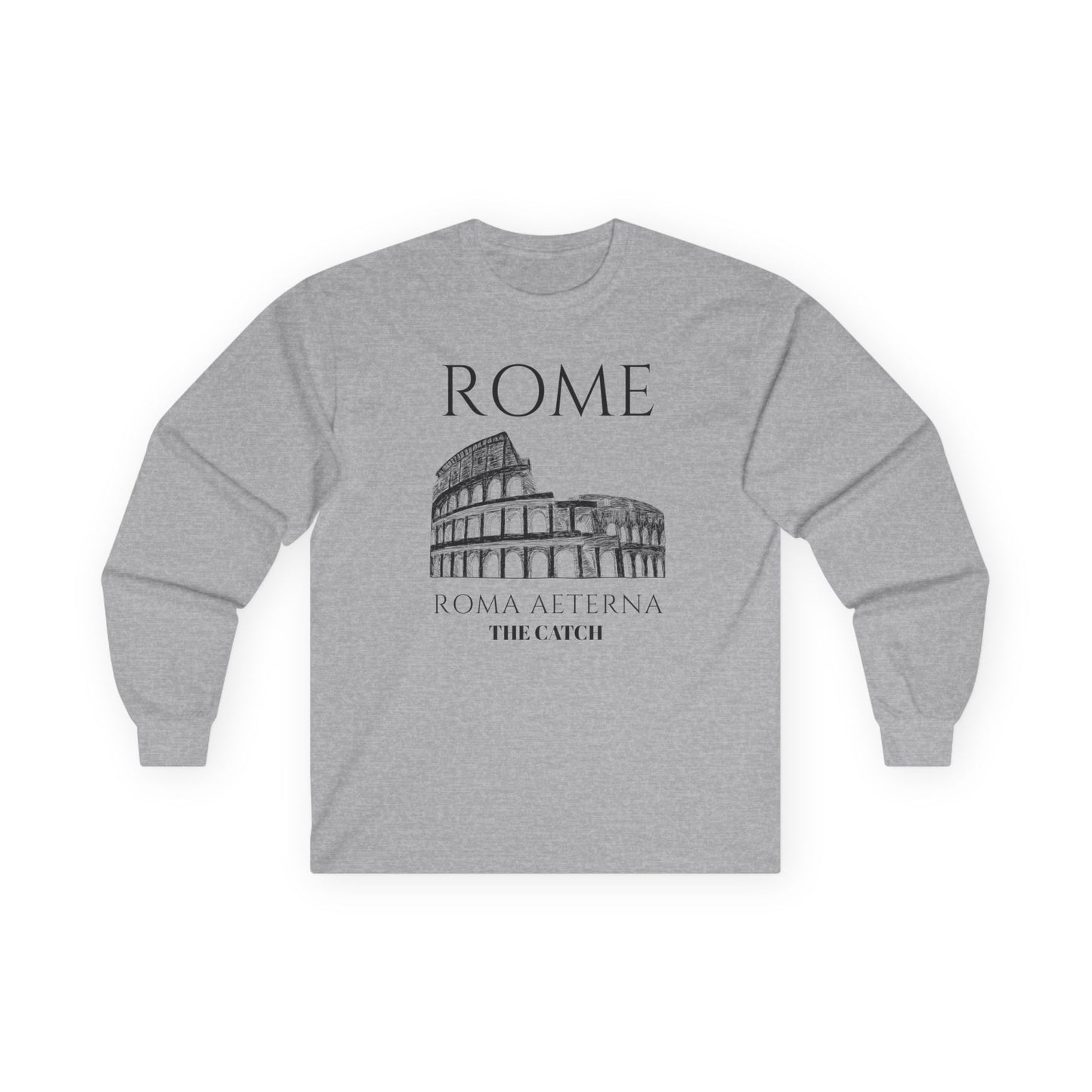 Rome Graphic Long Sleeve Tee - Travel Inspired Shirt - THE CATCH