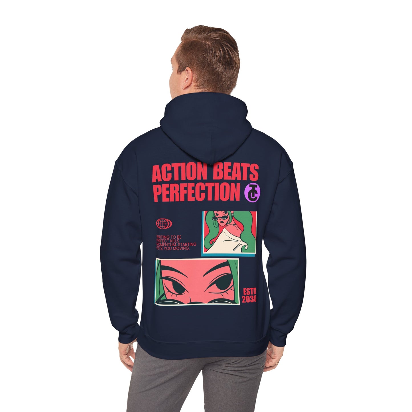 Stylish Hoodie with Bold Graphic Design | Cozy Streetwear for Every Occasion, Trendy Gift, Casual Wear, Fashion Statement