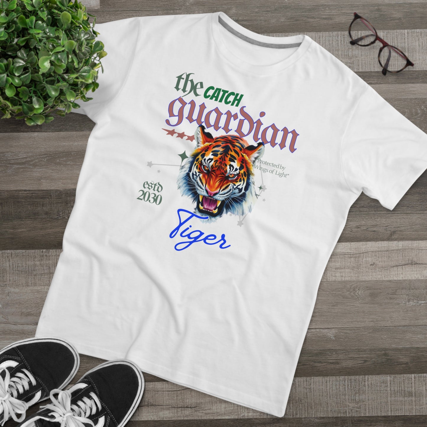 Men's Modern-fit Tiger Graphic Tee - The Catch Guardian 2030 - THE CATCH