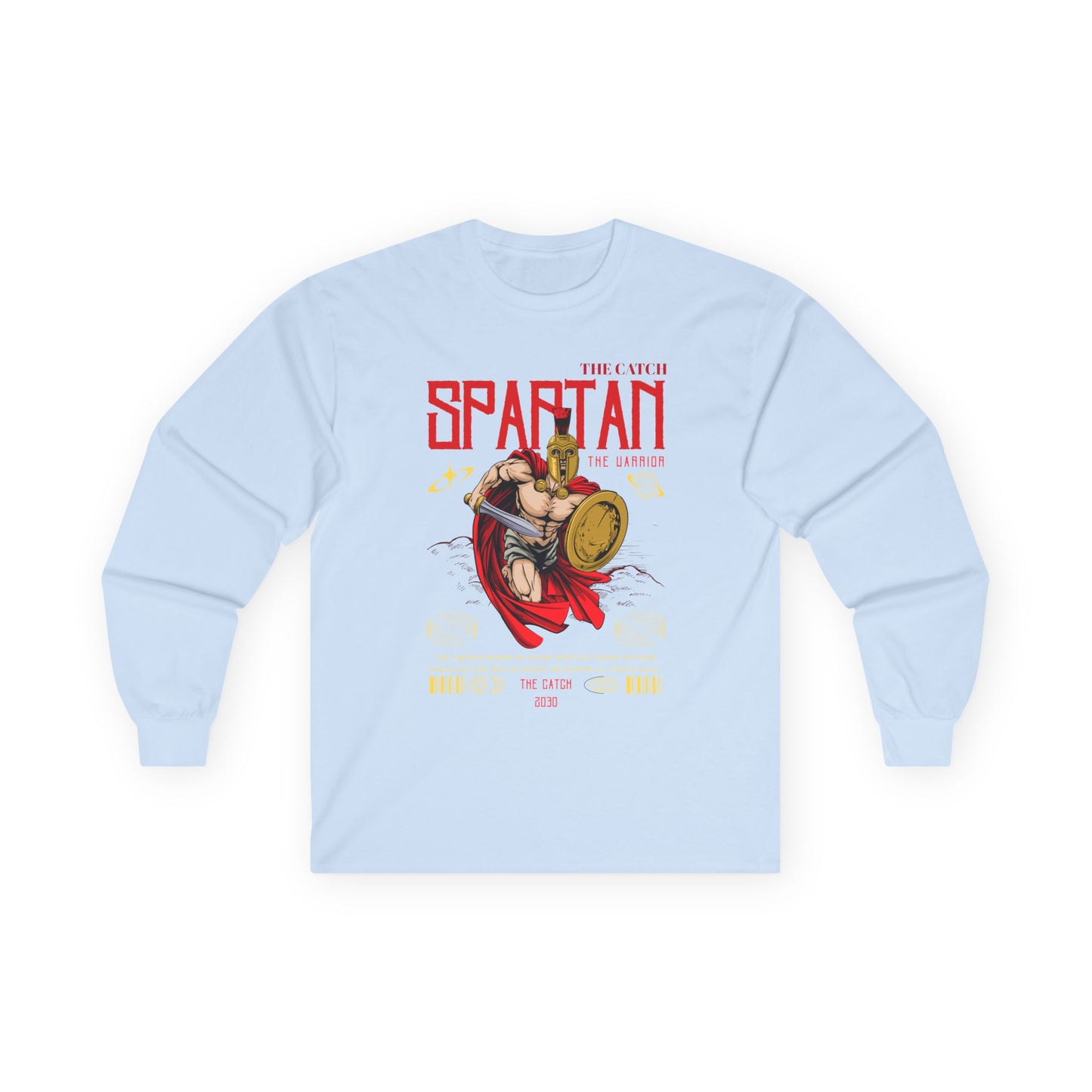 Spartan Warrior Long Sleeve Tee - Perfect for Fitness Enthusiasts & Cosplay - THE CATCH