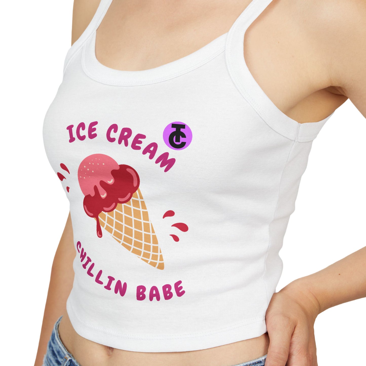 Ice Cream Chillin Babe Tank Top, Summer Fashion - THE CATCH