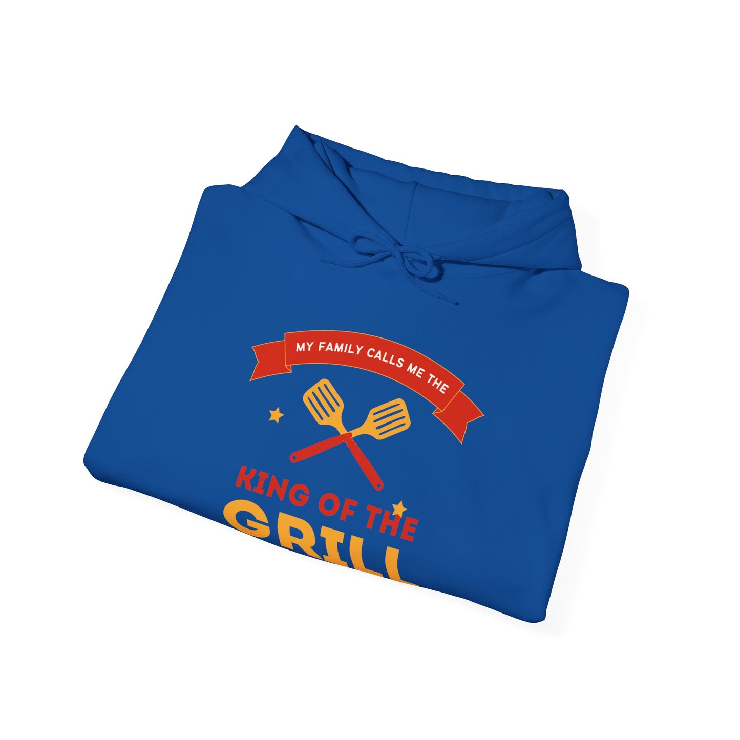 King of the Grill Heavy Blend™ Hooded Sweatshirt, BBQ Sweatshirt, Father's Day Gift, Grilling Hoodie, Casual Comfort Wear
