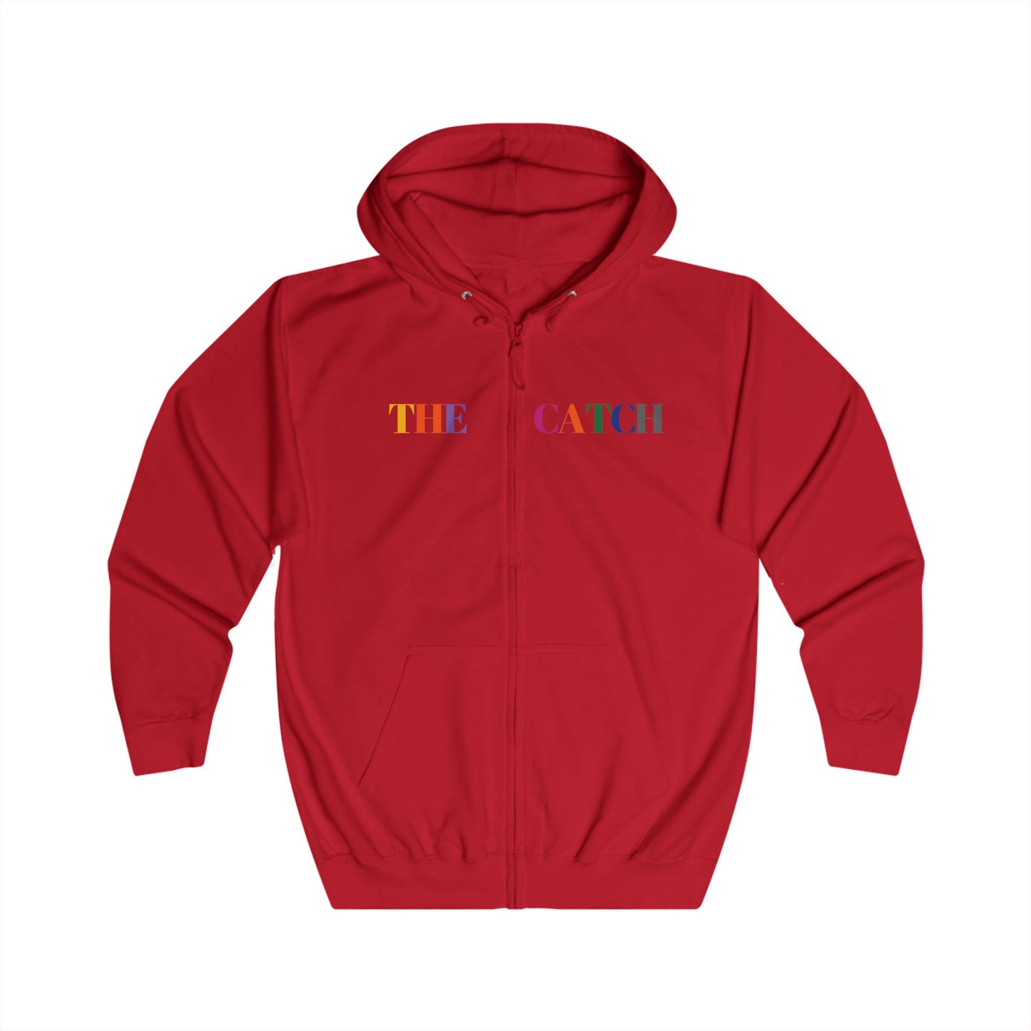 Urban Wild Full Zip Hoodie - Colorful Llama Graphic, Trendy Street Style - THE CATCH