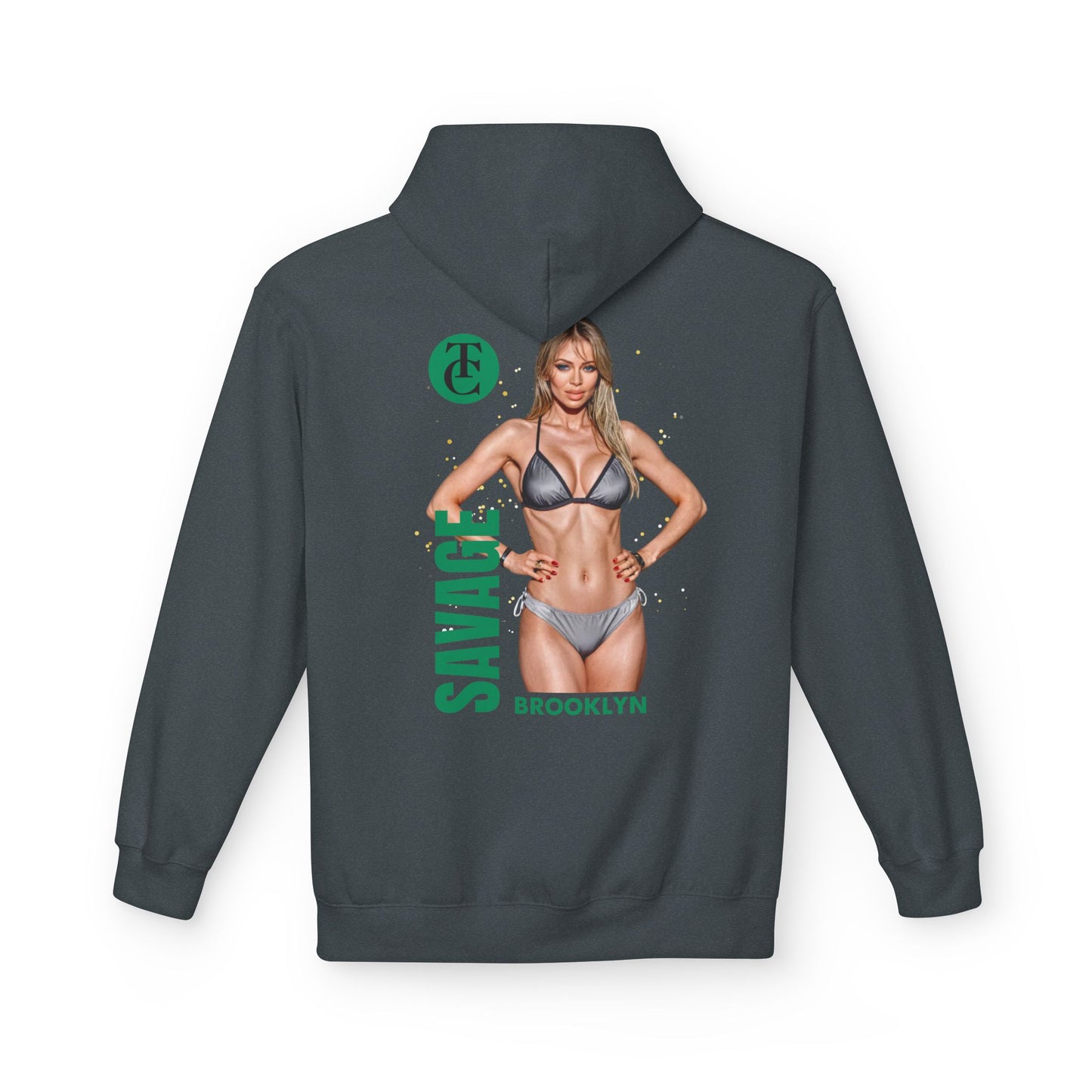Savage Brooklyn Midweight Fleece Hoodie - Casual Streetwear Fashion