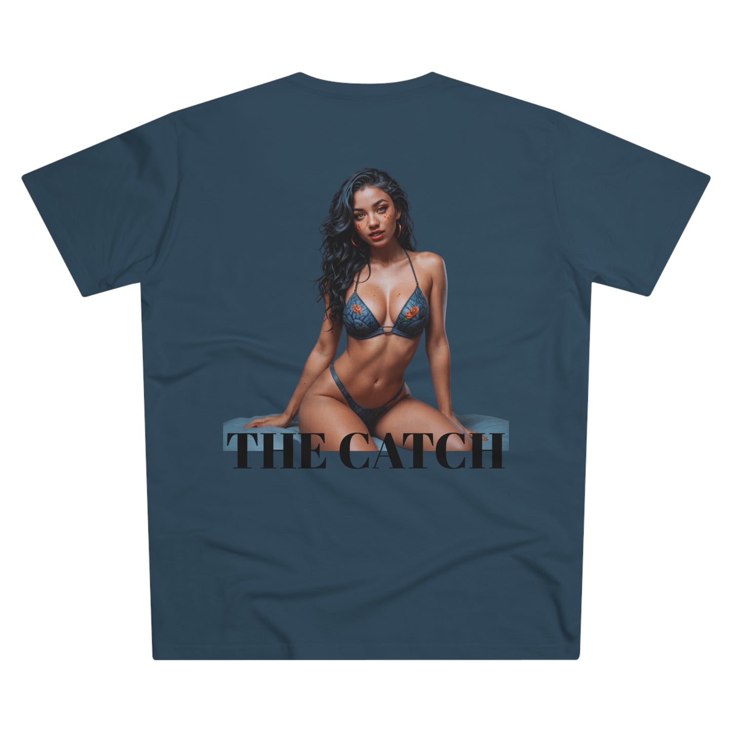 Men's Modern-Fit Tee - Stylish Casual Tee with "THE CATCH" Design