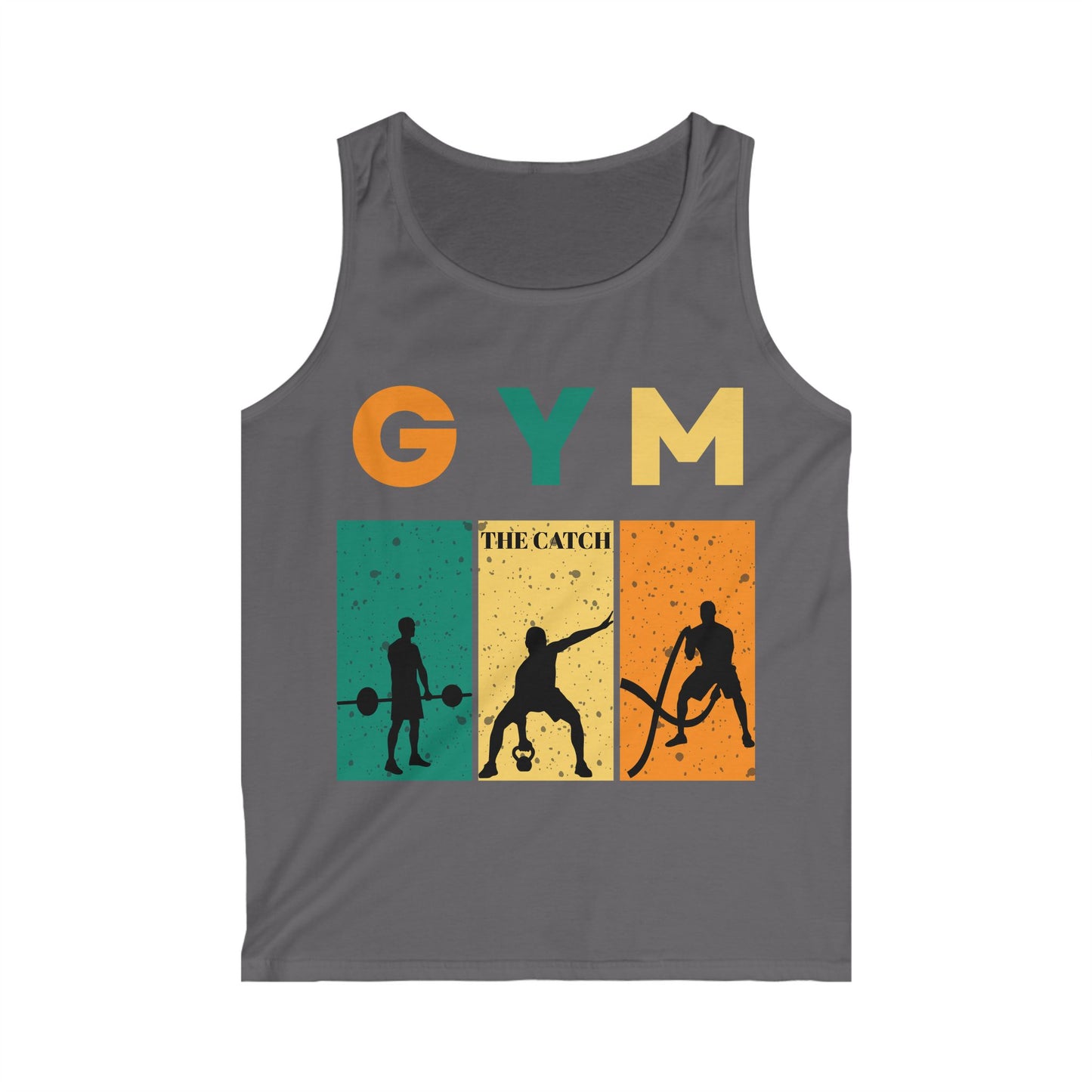Gym Catch Men's Softstyle Tank Top - Workout Motivation Apparel