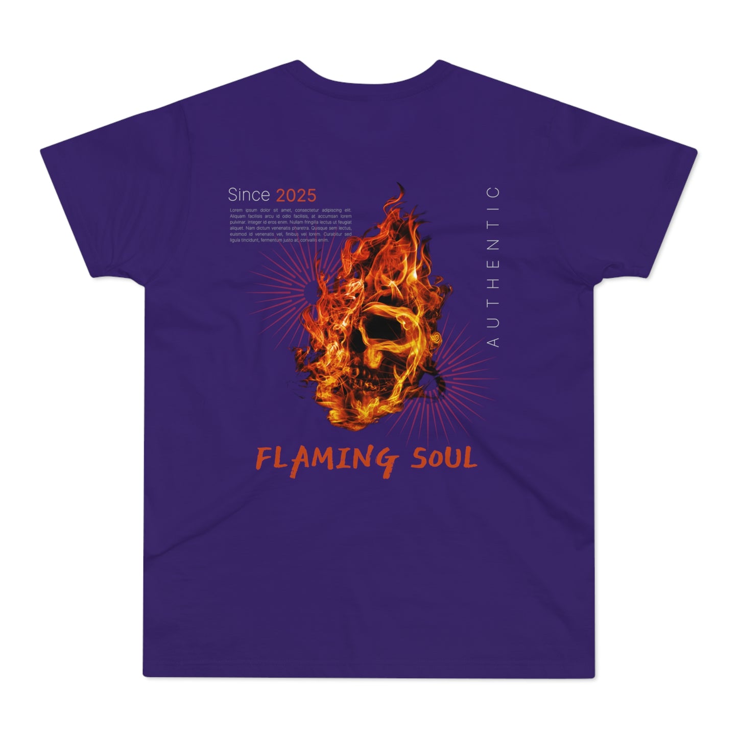 Flaming Soul T-Shirt - The Catch Graphic Tee for Bold Fashion
