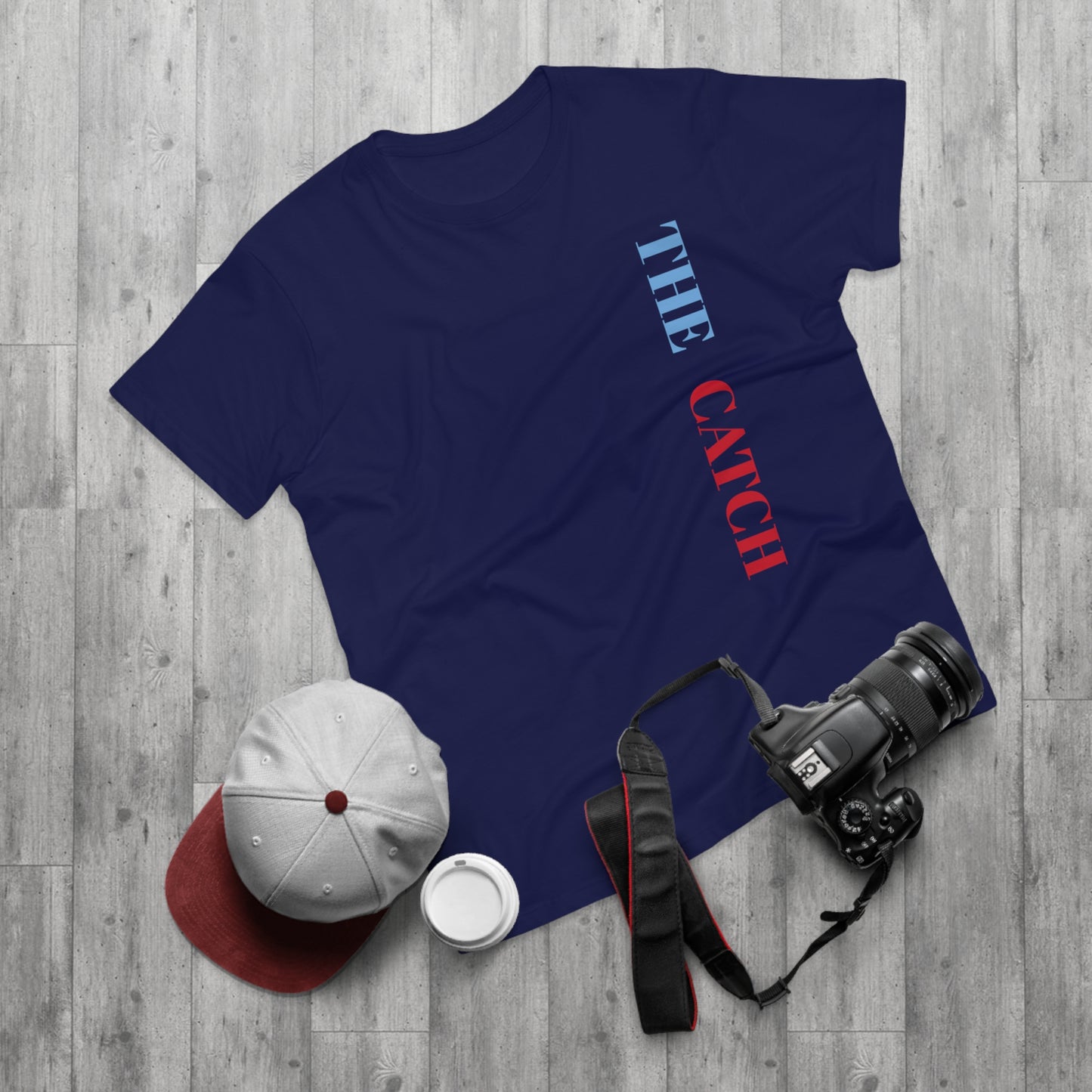Men's Graphic T-Shirt - 'The Catch' Fallen Angel Design