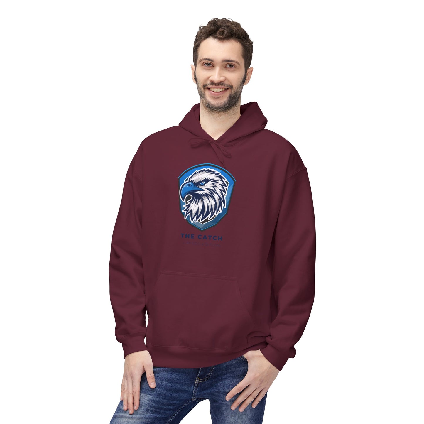 Eagle Graphic Fleece Hoodie - Warm, Stylish, Perfect for Outdoors, Gifts for Nature Lovers, Adventure Apparels, Casual Wear