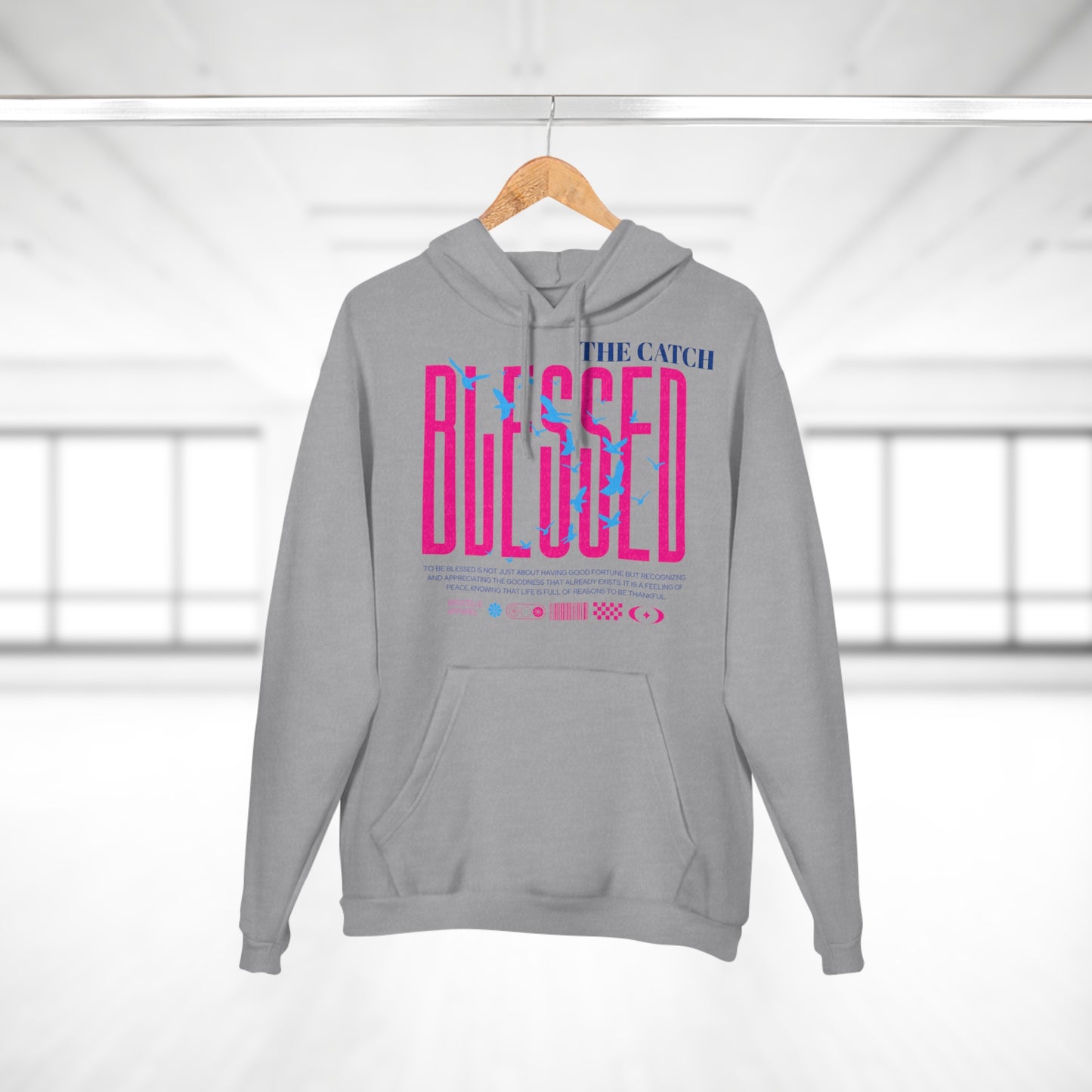 Blessed Pullover Hoodie - Comfy Spiritual Wear for Everyday Inspiration