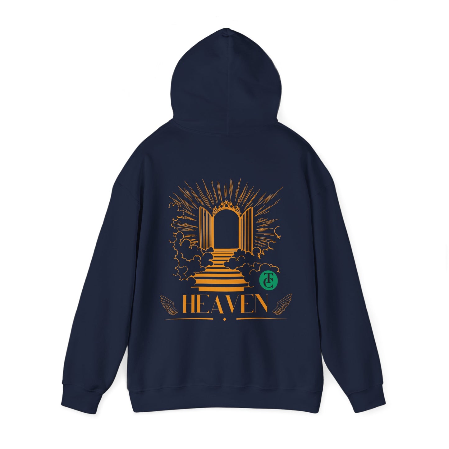 Heavenly Black Hoodie, Cozy Sweatshirt for All Seasons, Gift for Friends, Comfortable Layering, Casual Streetwear - THE CATCH