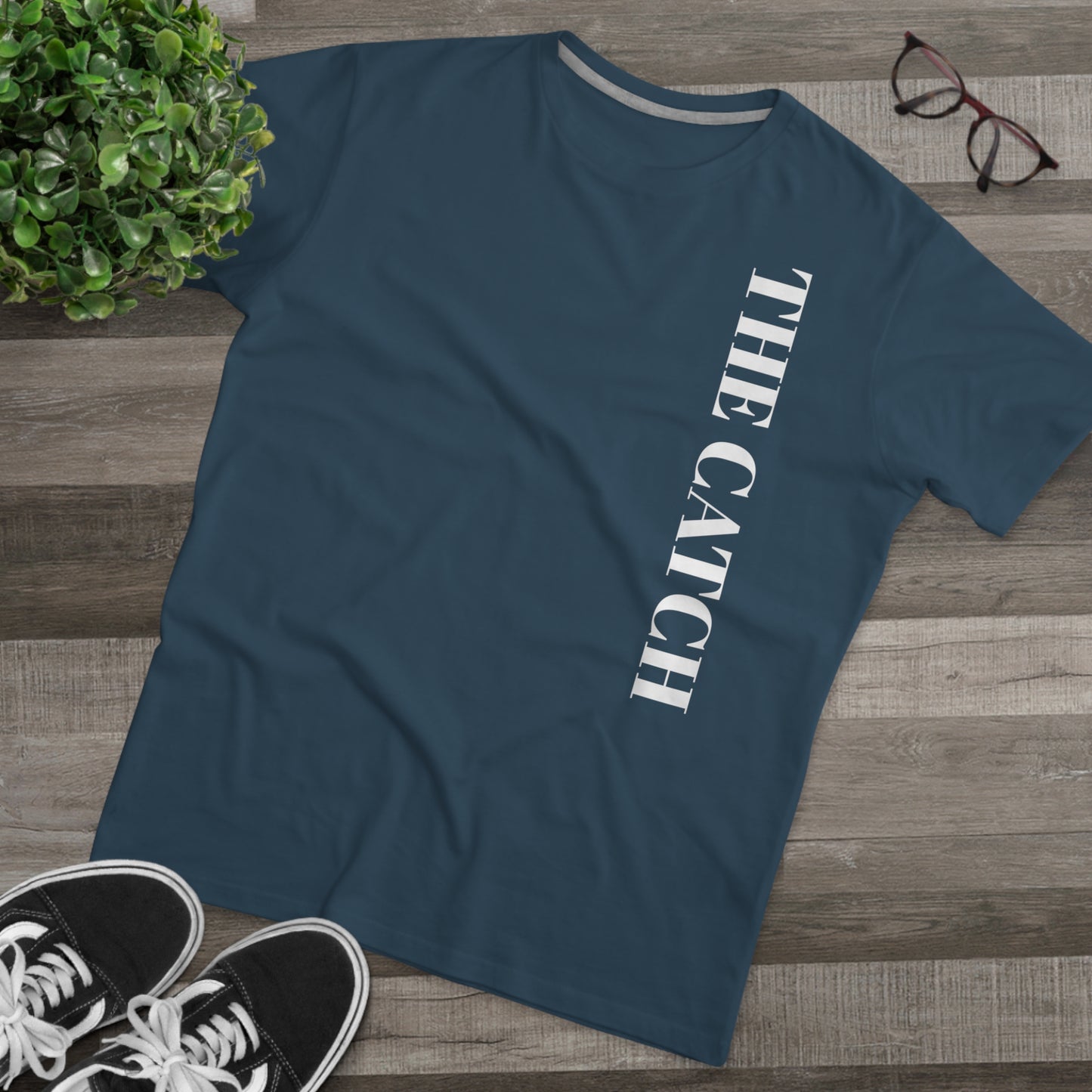 Men's Modern-Fit Tee - Stylish Casual Tee with "THE CATCH" Design