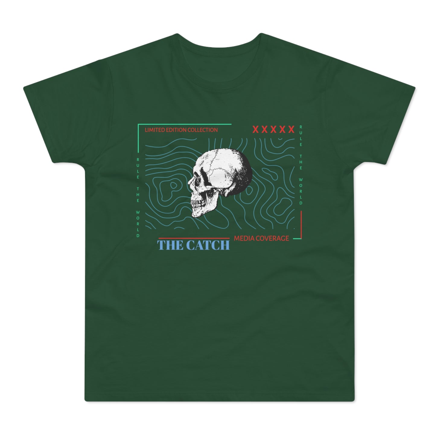 Limited Edition Skull Graphic Men's T-Shirt - The Catch Media Coverage