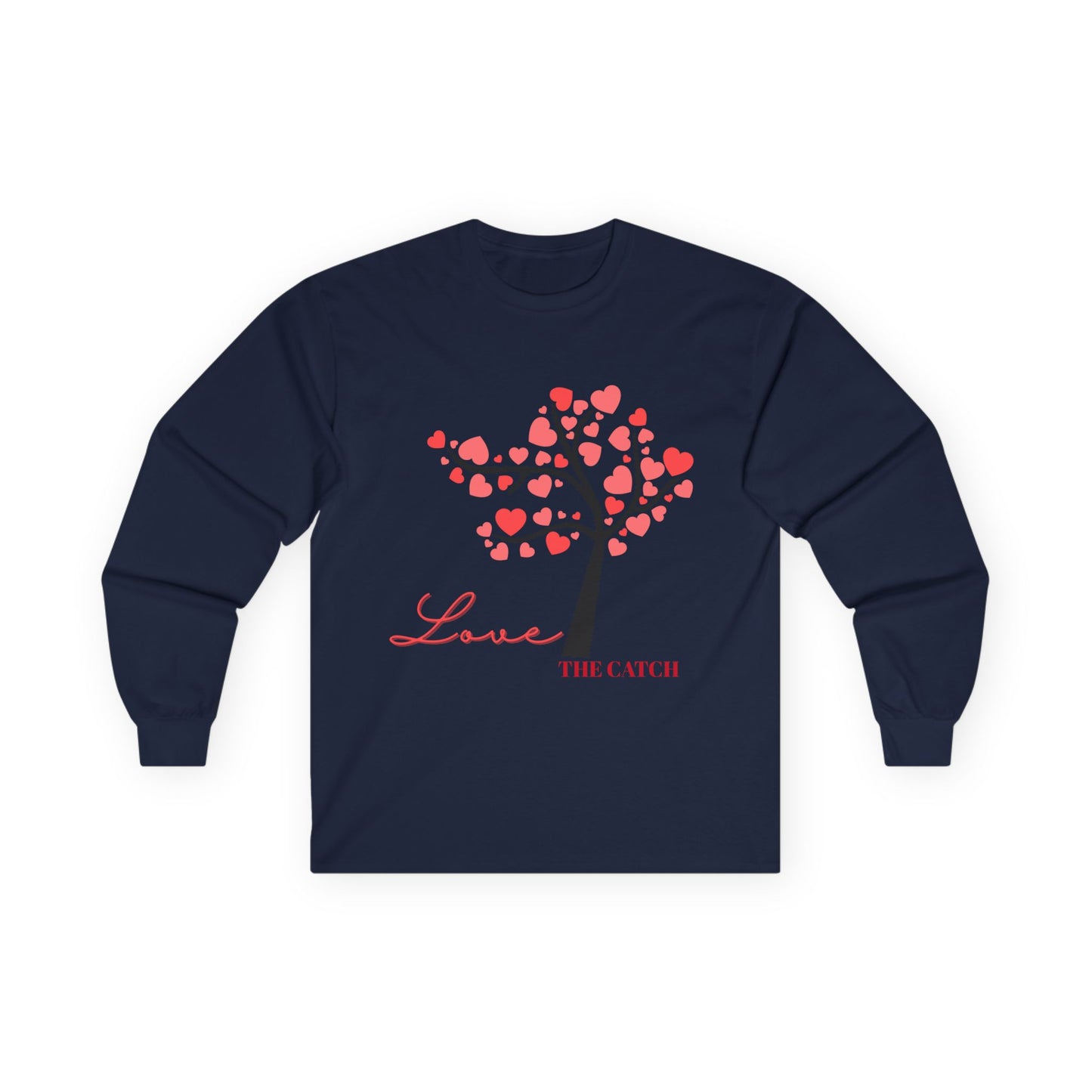 Love Tree Long Sleeve Tee - Ultra Cotton Shirt for Valentine's Day