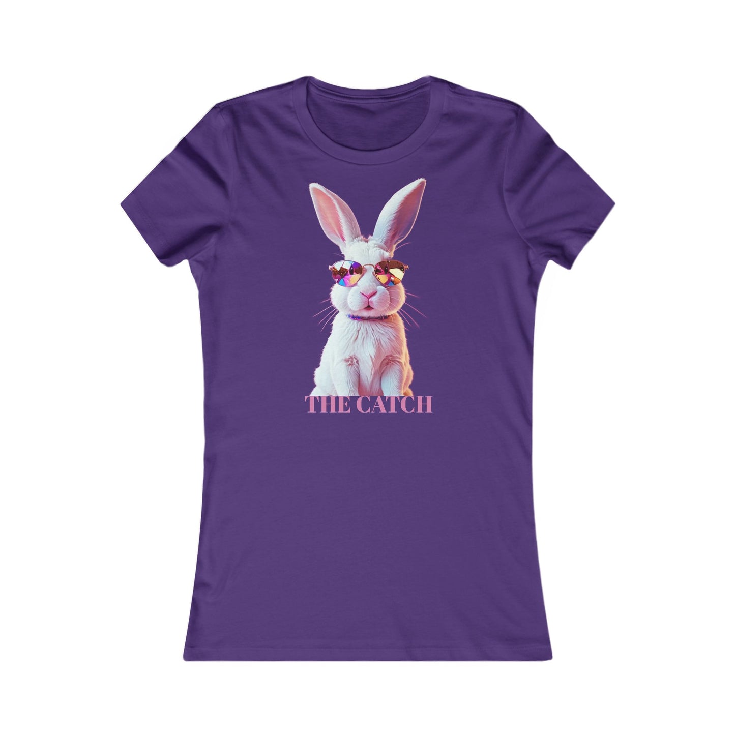 Whimsical Rabbit Graphic Tee - 'The Catch' - THE CATCH