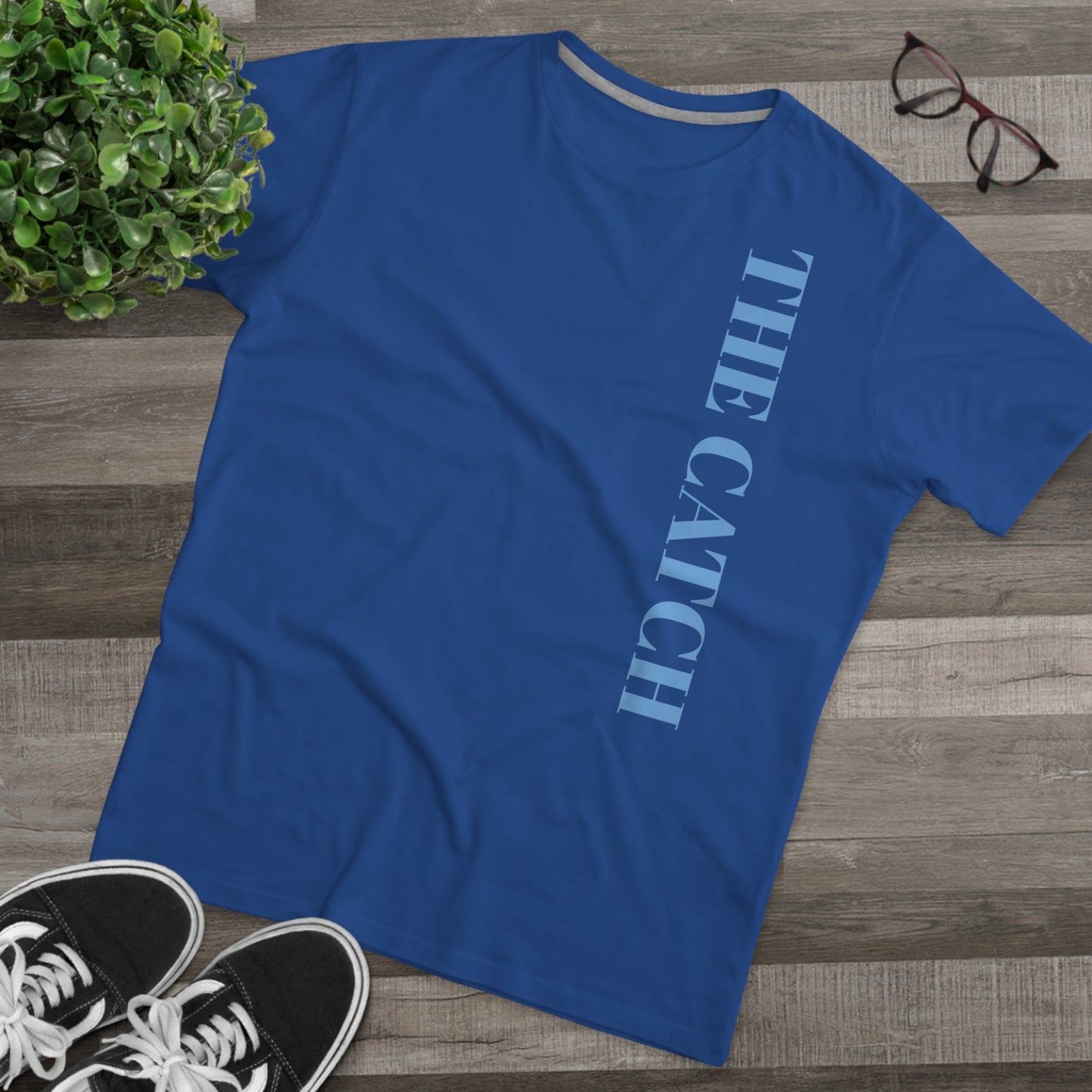 Men's Modern-Fit Tee - 'The Catch' Statement Shirt