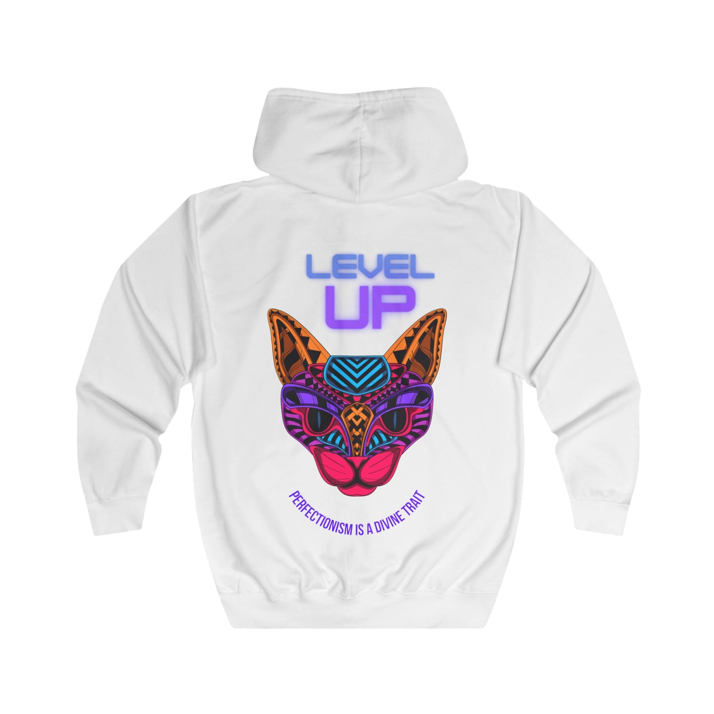 Full Zip Hoodie - 'BADDIE' & 'LEVEL UP' Graphic Design