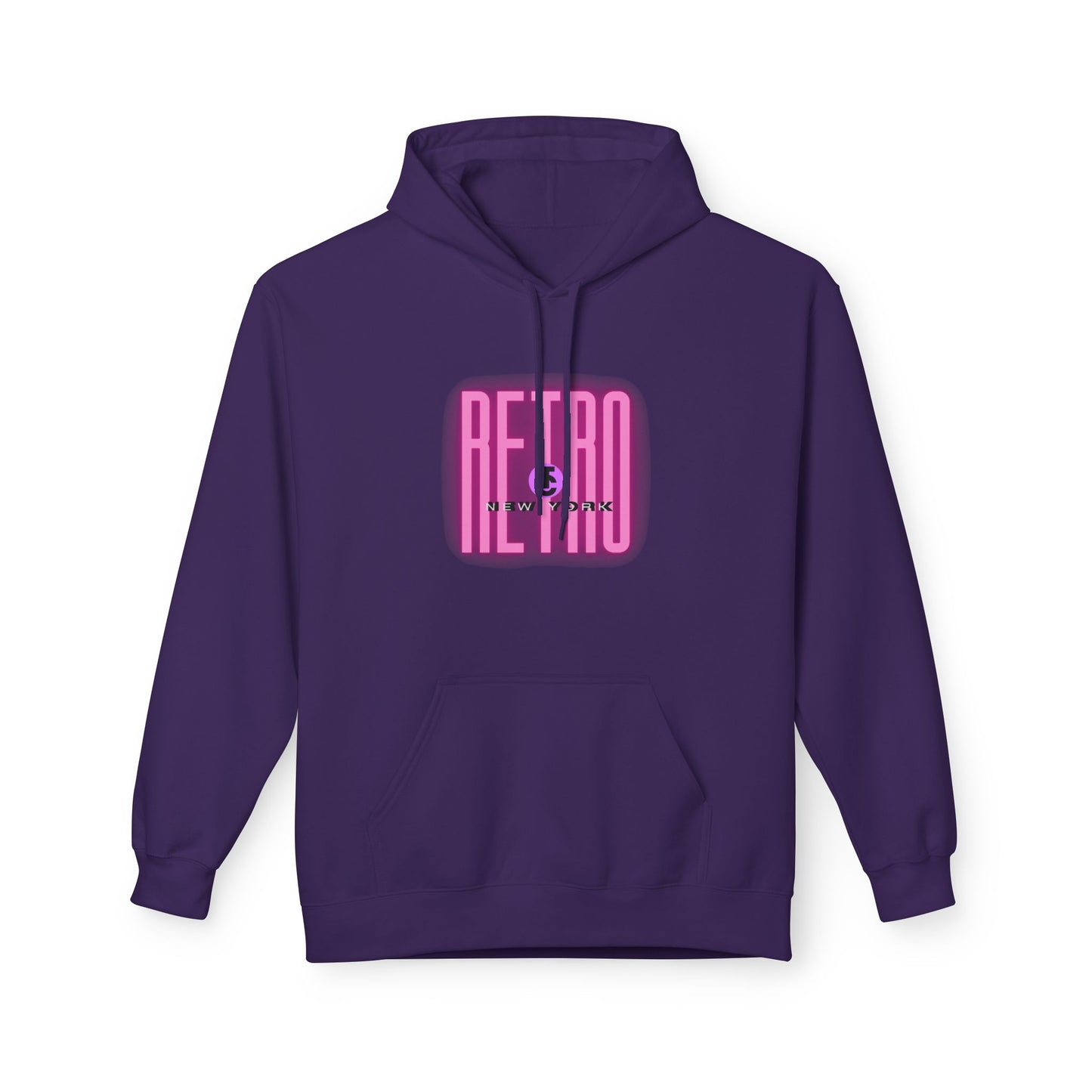 Retro New York Fleece Hoodie, 80s Style Sweatshirt, Vintage Hoodie, Casual Streetwear, Trending Fashion - THE CATCH