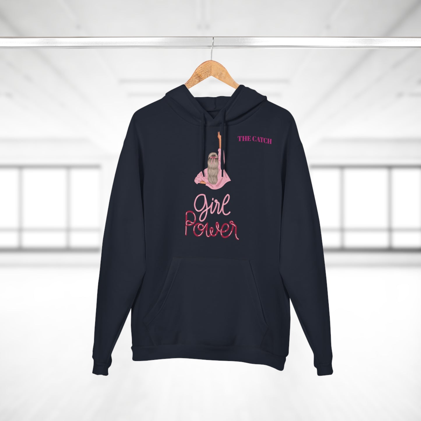 Girl Power Pullover Hoodie - Celebrating Strength & Empowerment