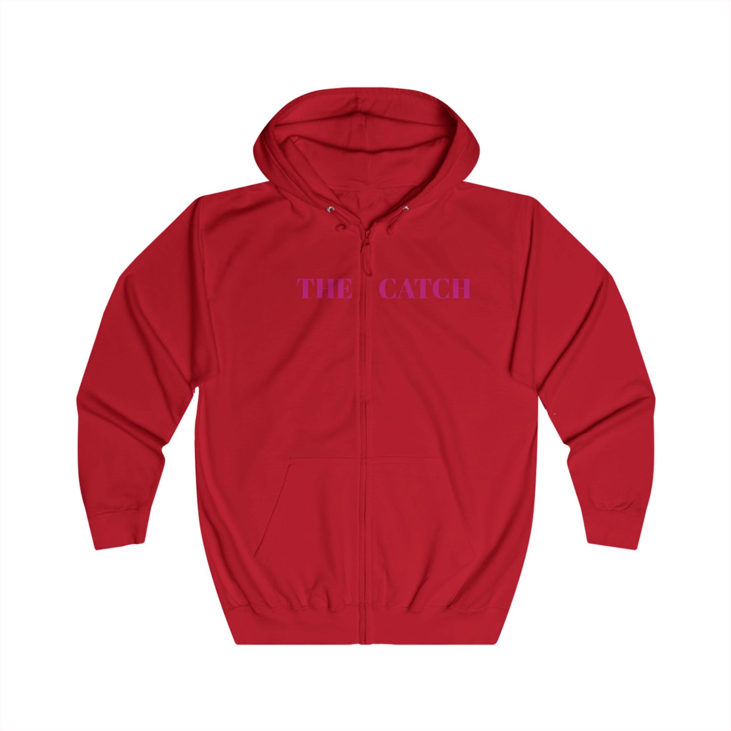 Trendy Women's Club Zip Hoodie - Floral Graphic, Comfortable Full Zip Design - THE CATCH