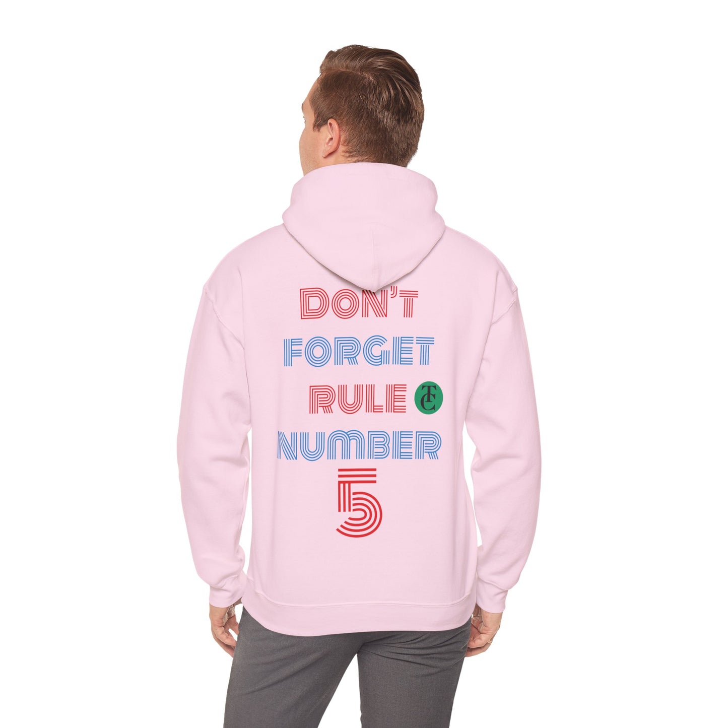 Stylish Reminder Hoodie - Perfect Gift for Friends, Casual Wear, Rule Number 5, Cozy Sweatshirt, Laid-back Fashion