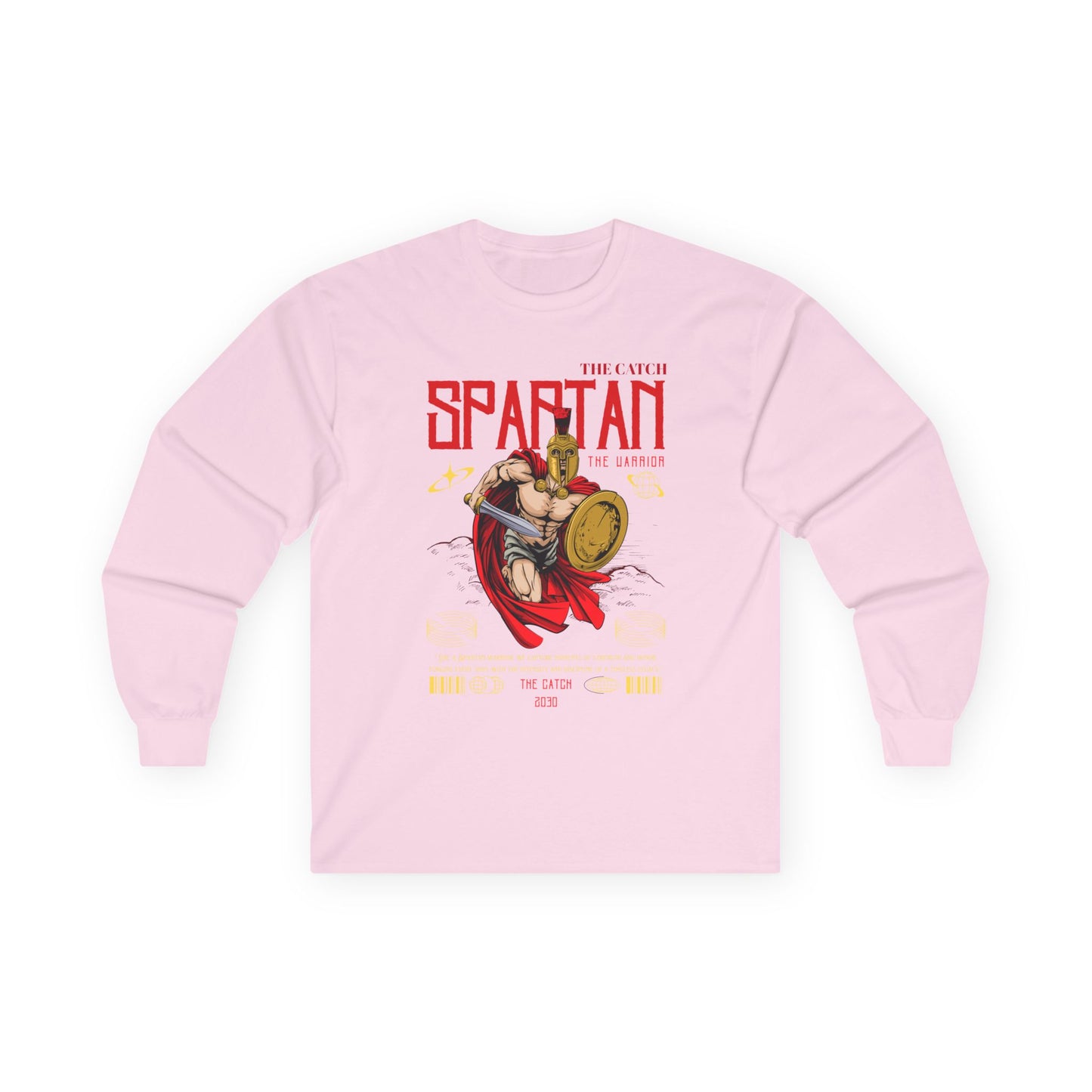 Spartan Warrior Long Sleeve Tee - Perfect for Fitness Enthusiasts & Cosplay - THE CATCH