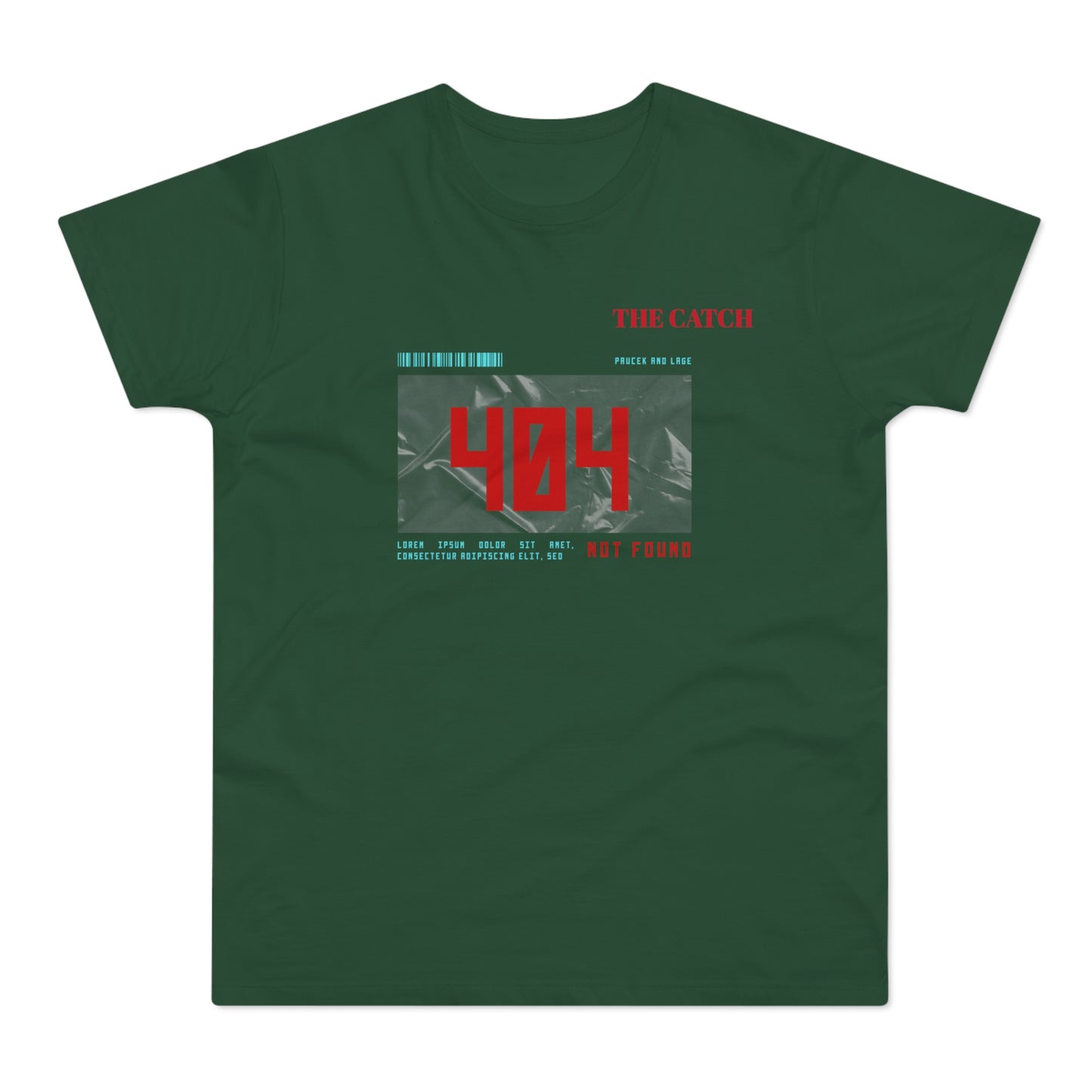 404 Not Found Graphic T-Shirt for Men - Casual Retro Tee