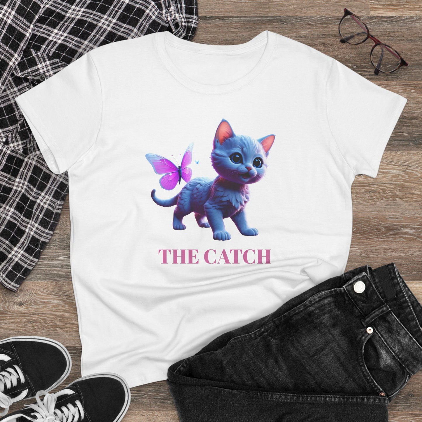 Women's Midweight Cotton Tee - THE CATCH