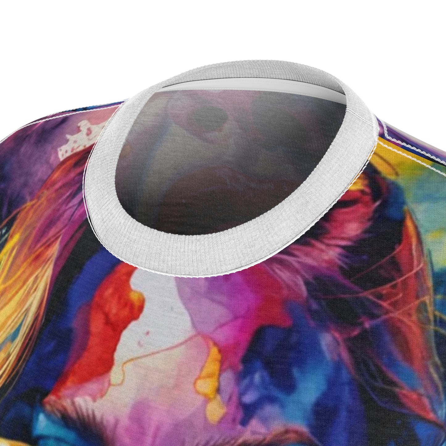 Vibrant Art Print Women's T-Shirt - Colorful Graphic Tee for Trendsetters - THE CATCH
