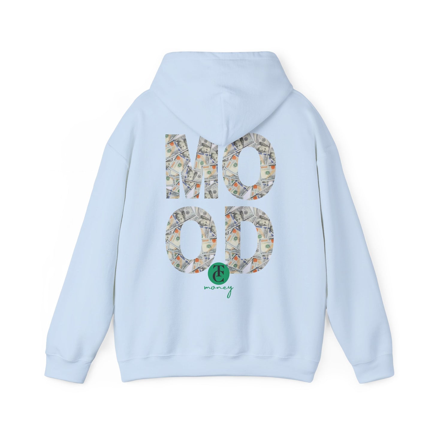 Trendy Hooded Sweatshirt - 'MOOD' Graphic, Comfortable Streetwear, Gift for Friends, Cozy Lounge Wear, Casual Outfit