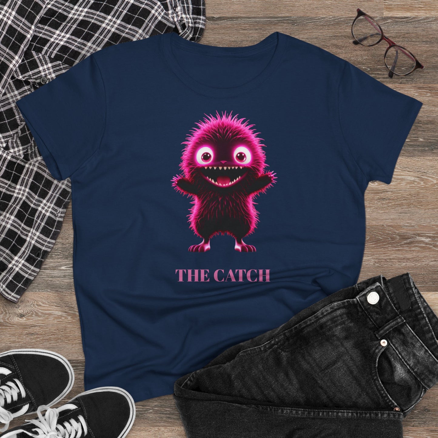 Women's Midweight Cotton Tee - THE CATCH