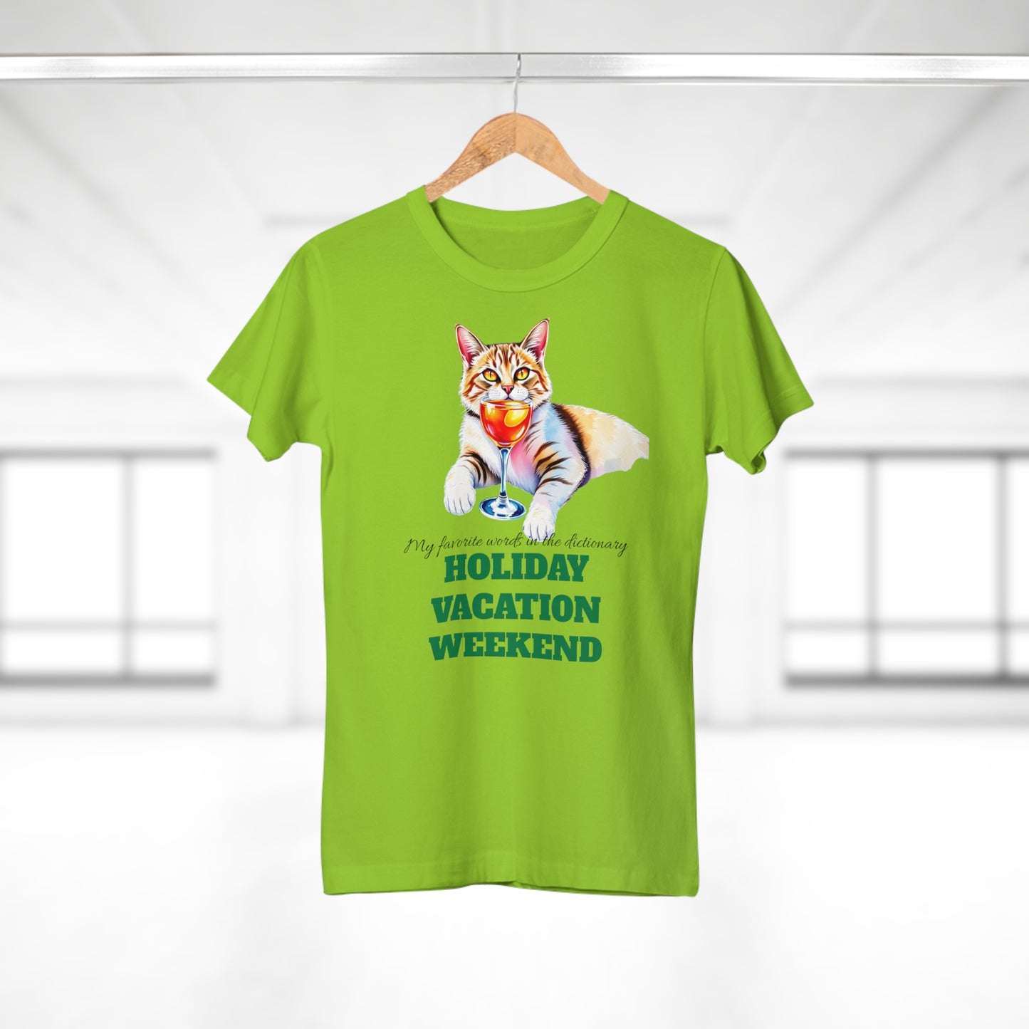 Cat Lover's Holiday Vacation T-Shirt
