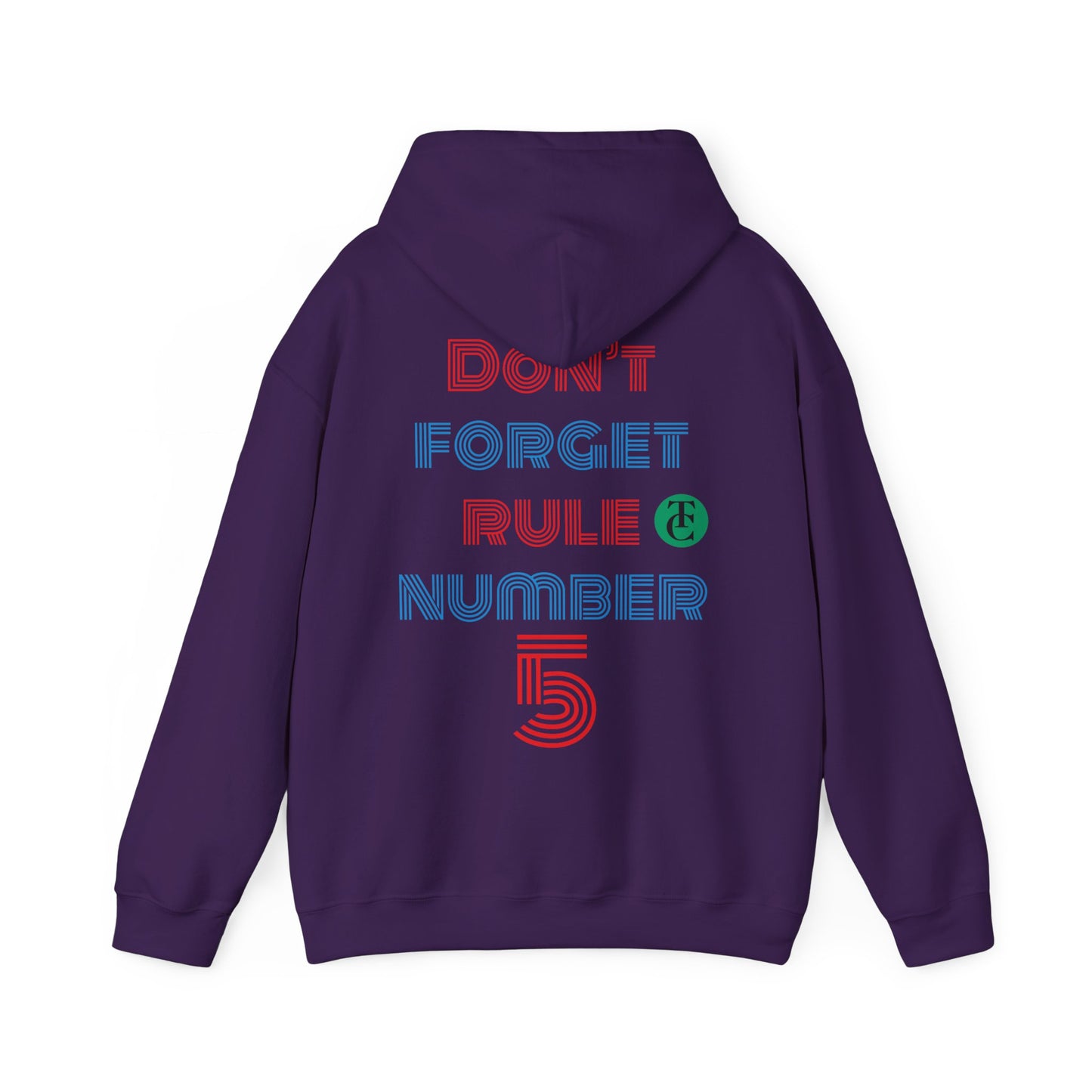 Stylish Reminder Hoodie - Perfect Gift for Friends, Casual Wear, Rule Number 5, Cozy Sweatshirt, Laid-back Fashion