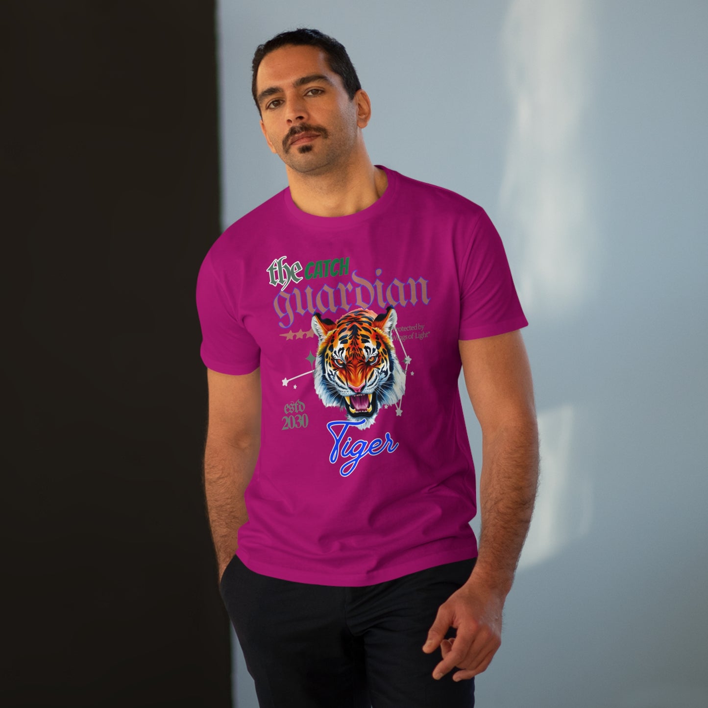Men's Modern-fit Tiger Graphic Tee - The Catch Guardian 2030