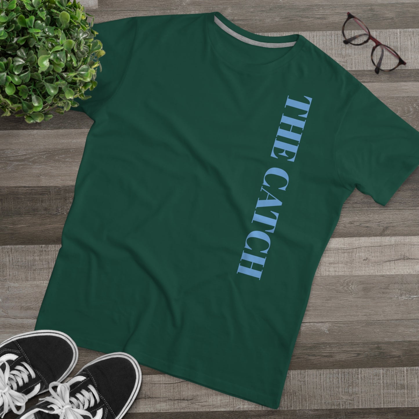 Men's Modern-Fit Tee - 'The Catch' Statement Shirt