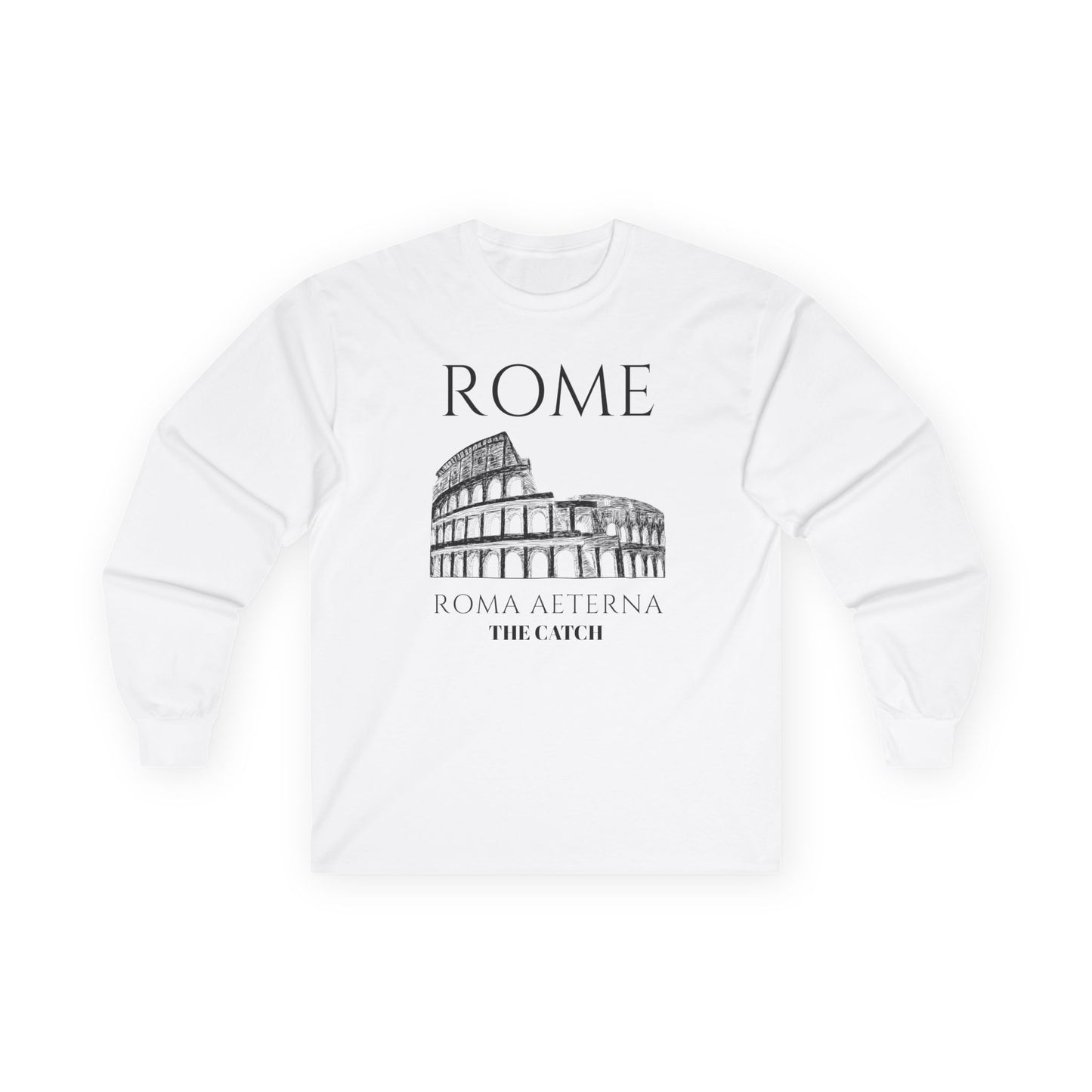 Rome Graphic Long Sleeve Tee - Travel Inspired Shirt - THE CATCH