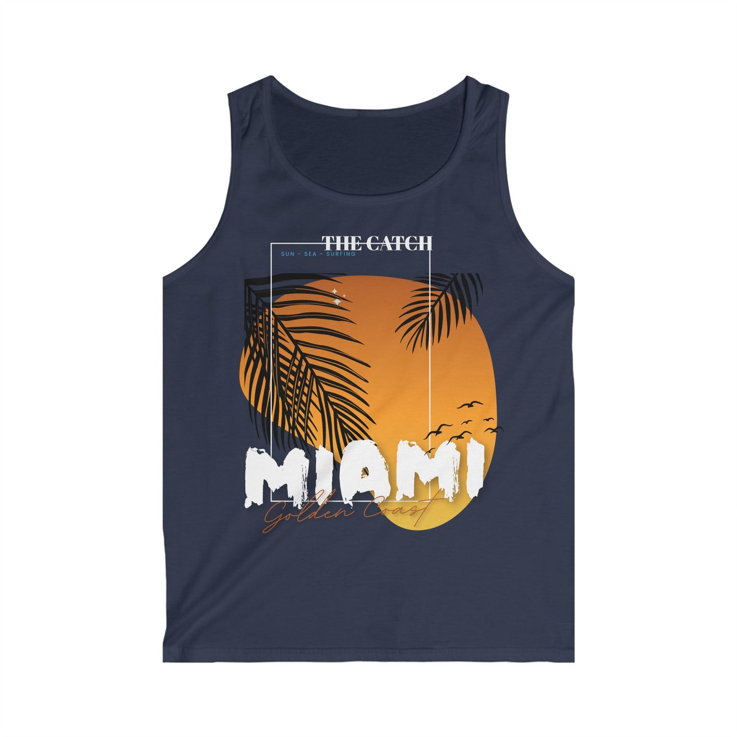 Miami Golden Coast Tank Top – Summer Vibes for Beach Lovers - THE CATCH