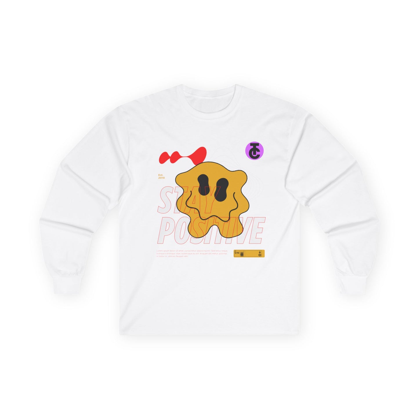 Stay Positive Long Sleeve Tee - Casual Comfort for Everyone - THE CATCH