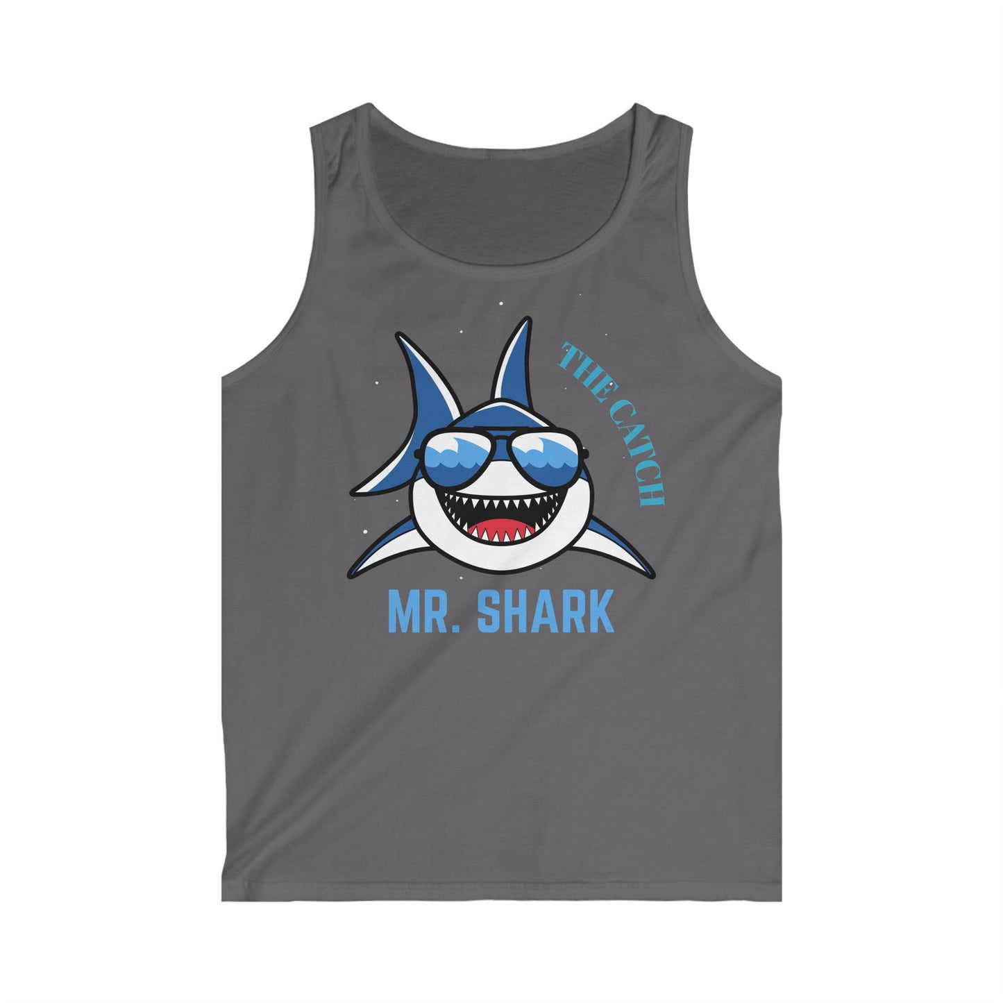 Mr. Shark Summer Tank Top - Perfect for Beach Days & Parties - THE CATCH