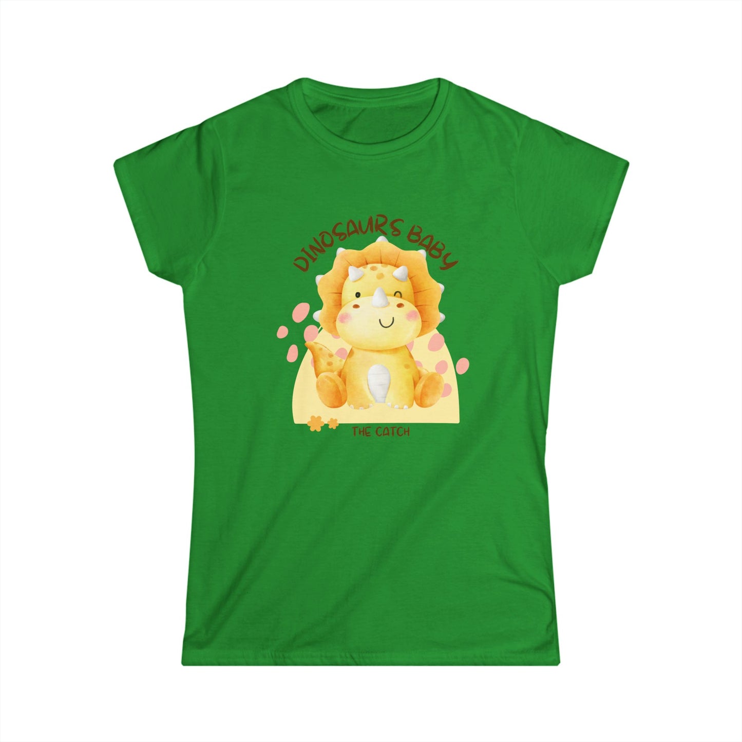 Cute Dinosaur Baby Graphic Tee, Perfect for Kids Birthdays, Baby Showers, Fun Gifts, Playtime Essentials, Lightweight Summer Wear - THE CATCH