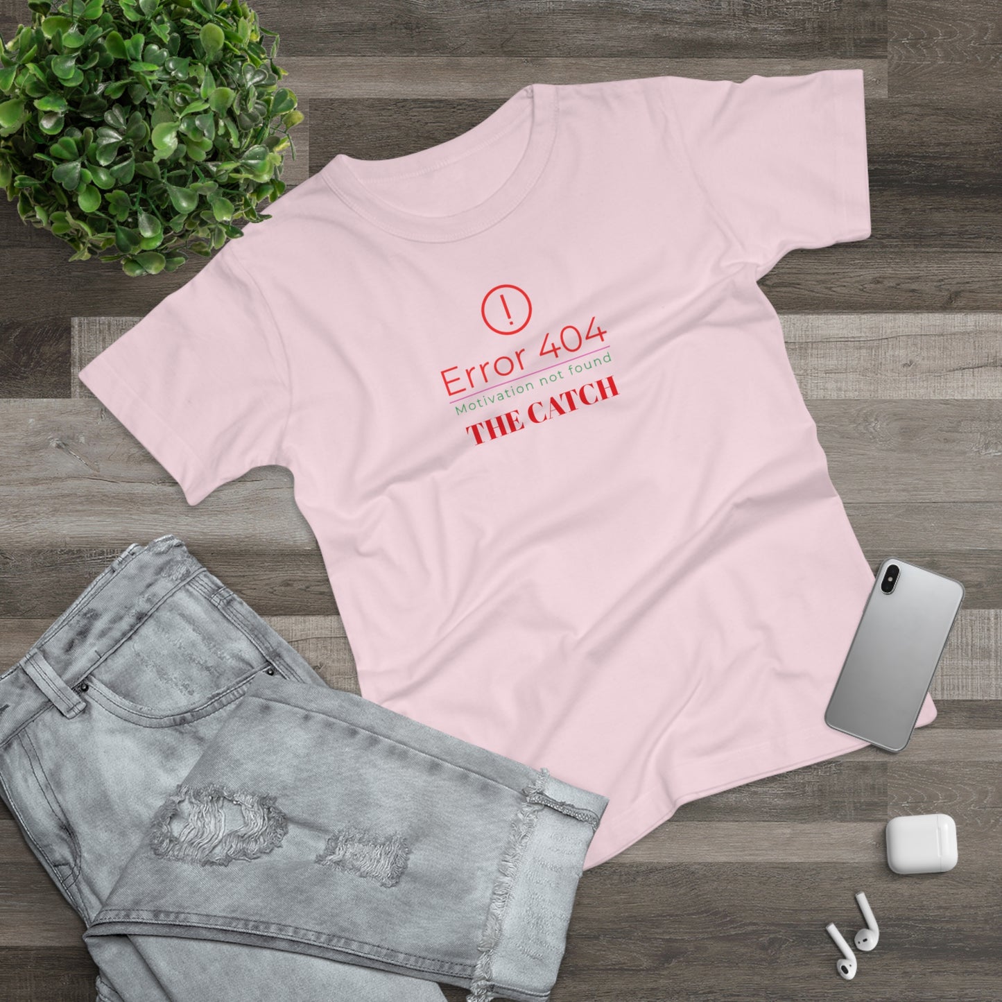Error 404 Motivation Not Found Women's T-Shirt - Fun Yellow Tee for Laughs