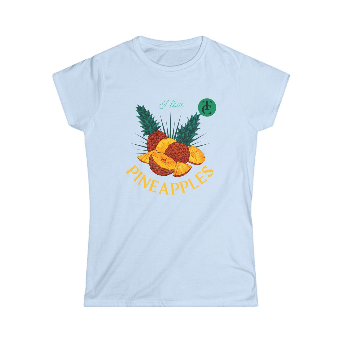 Pineapple Vibes Women's Tee, Tropical Shirt, Summer Outfit, Casual Wear, Gift for Fruit Lovers - THE CATCH
