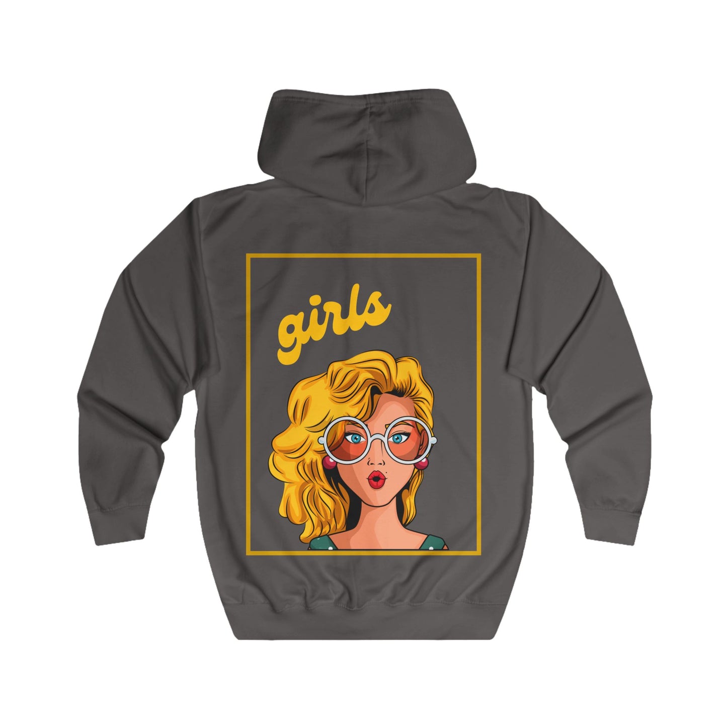 Retro 'THE CATCH' Full Zip Hoodie for Trendy Girls - THE CATCH
